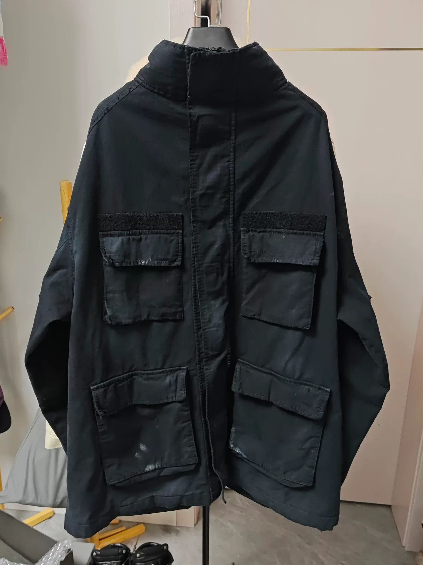 Balenciaga Balenciaga 23 Fall Mud-Dyed Double-Sided Eight-Pocket Jacket Size US M / EU 48-50 / 2 - 3 Thumbnail