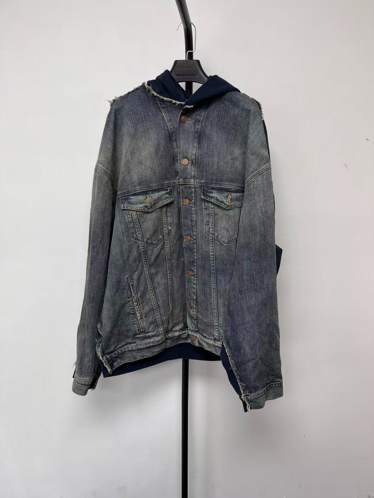 Balenciaga Balenciaga Unisex Loose Hooded Jacket Size US L / EU 52-54 / 3 - 2 Thumbnail