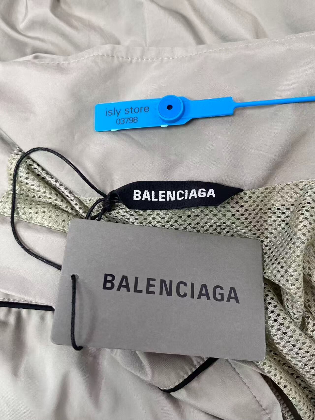 Balenciaga Balenciaga Men's Solid Stand Collar Zip Jacket Size US S / EU 44-46 / 1 - 5 Thumbnail