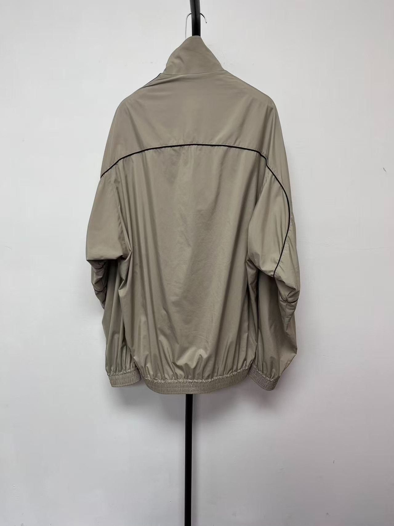 Balenciaga Balenciaga Men's Solid Stand Collar Zip Jacket Size US S / EU 44-46 / 1 - 2 Thumbnail