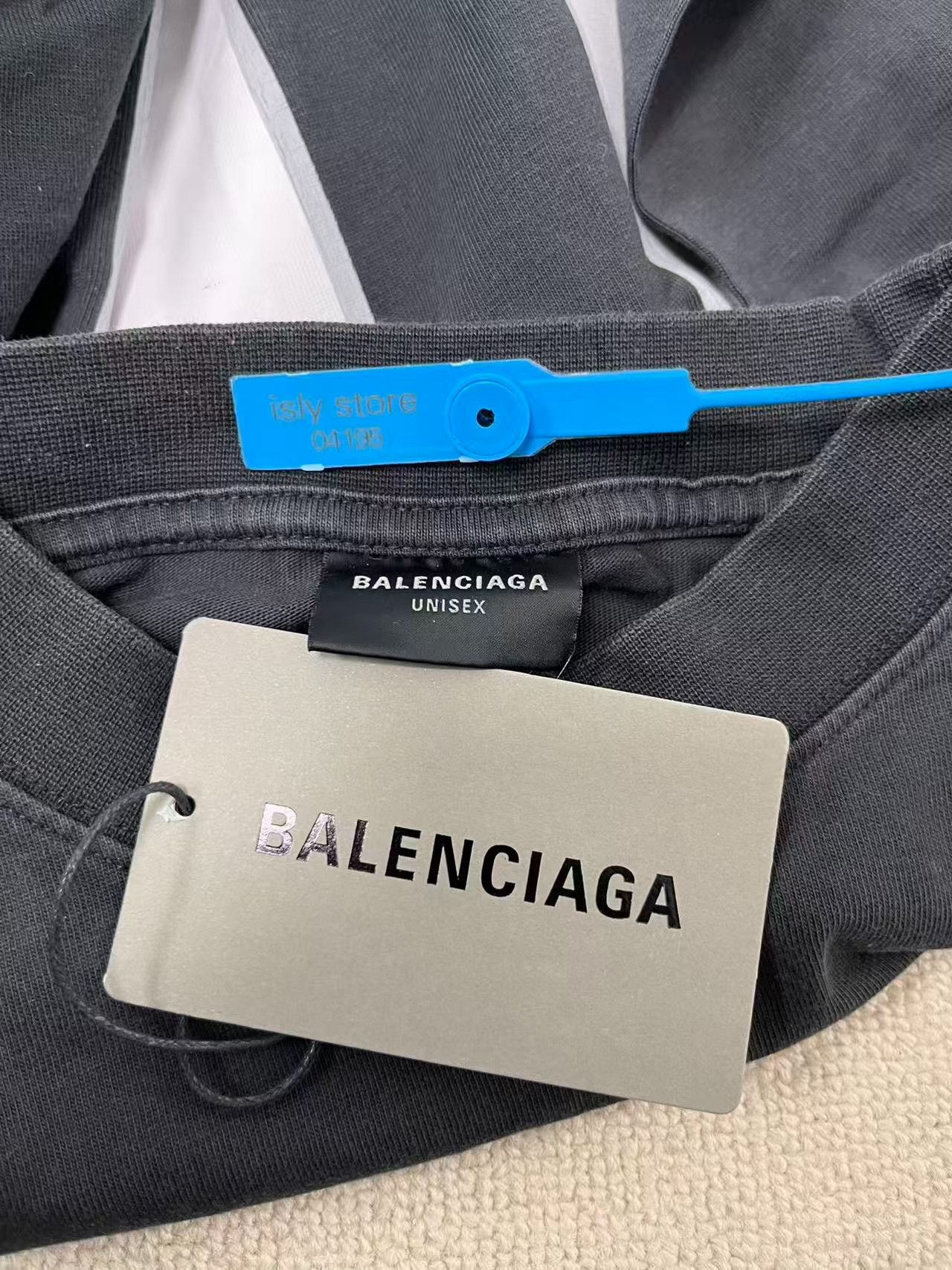 Balenciaga Balenciaga Men's Logo Print Crewneck T-Shirt Size US S / EU 44-46 / 1 - 4 Thumbnail