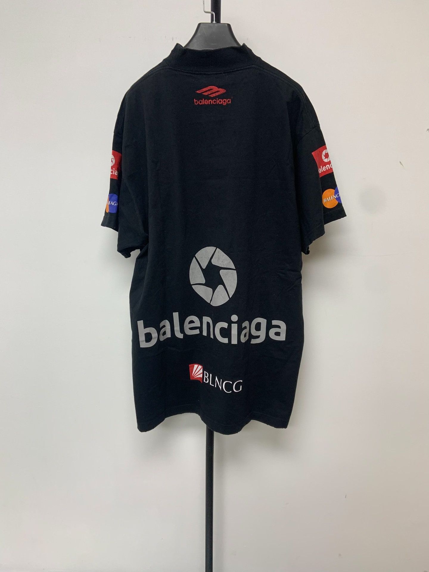 Balenciaga Balenciaga TOP LEAGUE Logo Print T-Shirt Size US M / EU 48-50 / 2 - 2 Thumbnail
