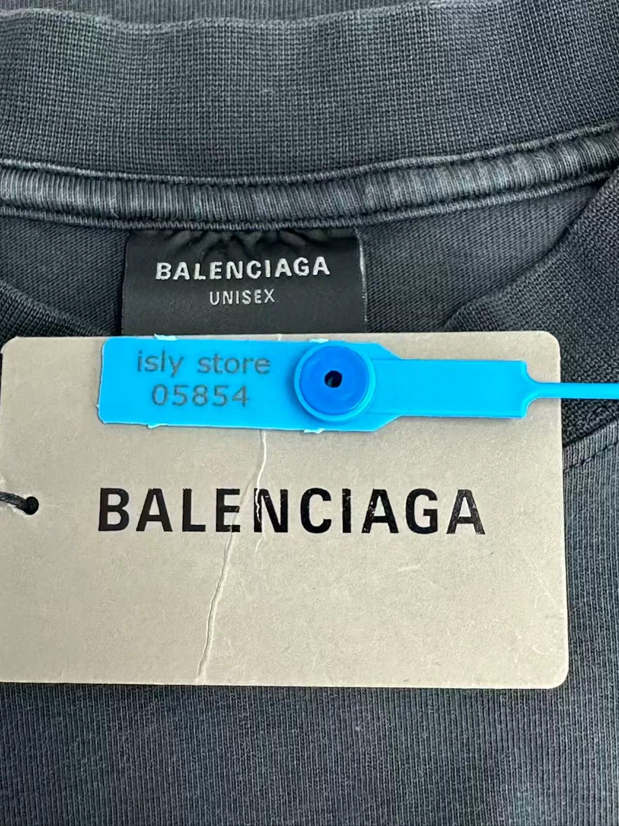 Balenciaga Balenciaga Solid Print Crew Neck T-Shirt Size US M / EU 48-50 / 2 - 4 Thumbnail