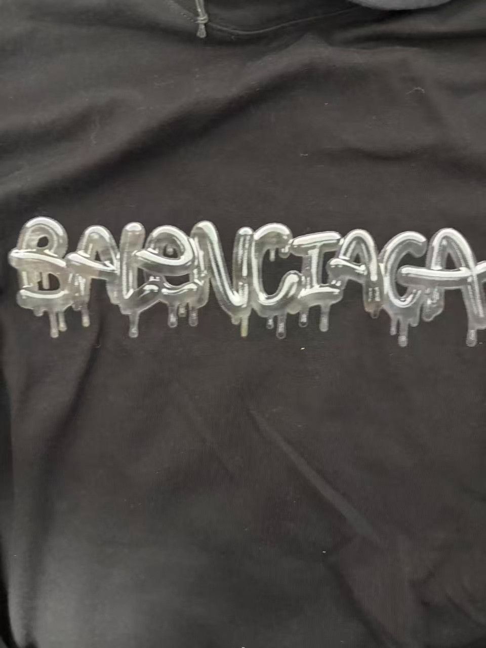 Balenciaga Balenciaga Men's Art Print Oversized Hooded T-Shirt Size US L / EU 52-54 / 3 - 3 Thumbnail