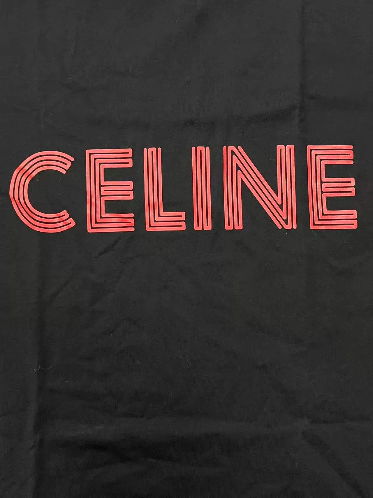 Celine Celine Men's Logo Print Crewneck T-Shirt Size US XS / EU 42 / 0 - 3 Thumbnail