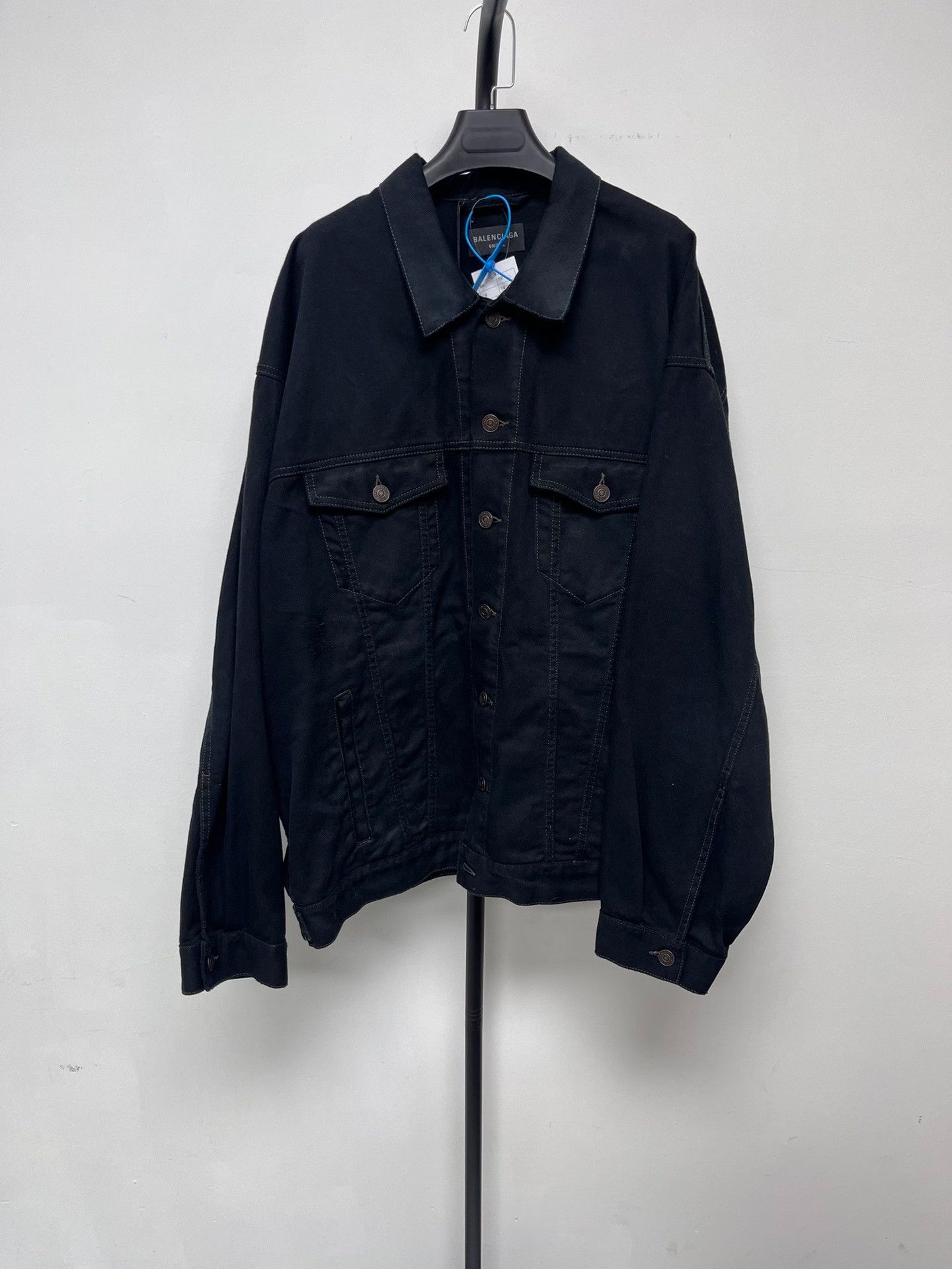 Balenciaga Balenciaga Logo Single-breasted Men's Jacket Size US M / EU 48-50 / 2 - 2 Thumbnail