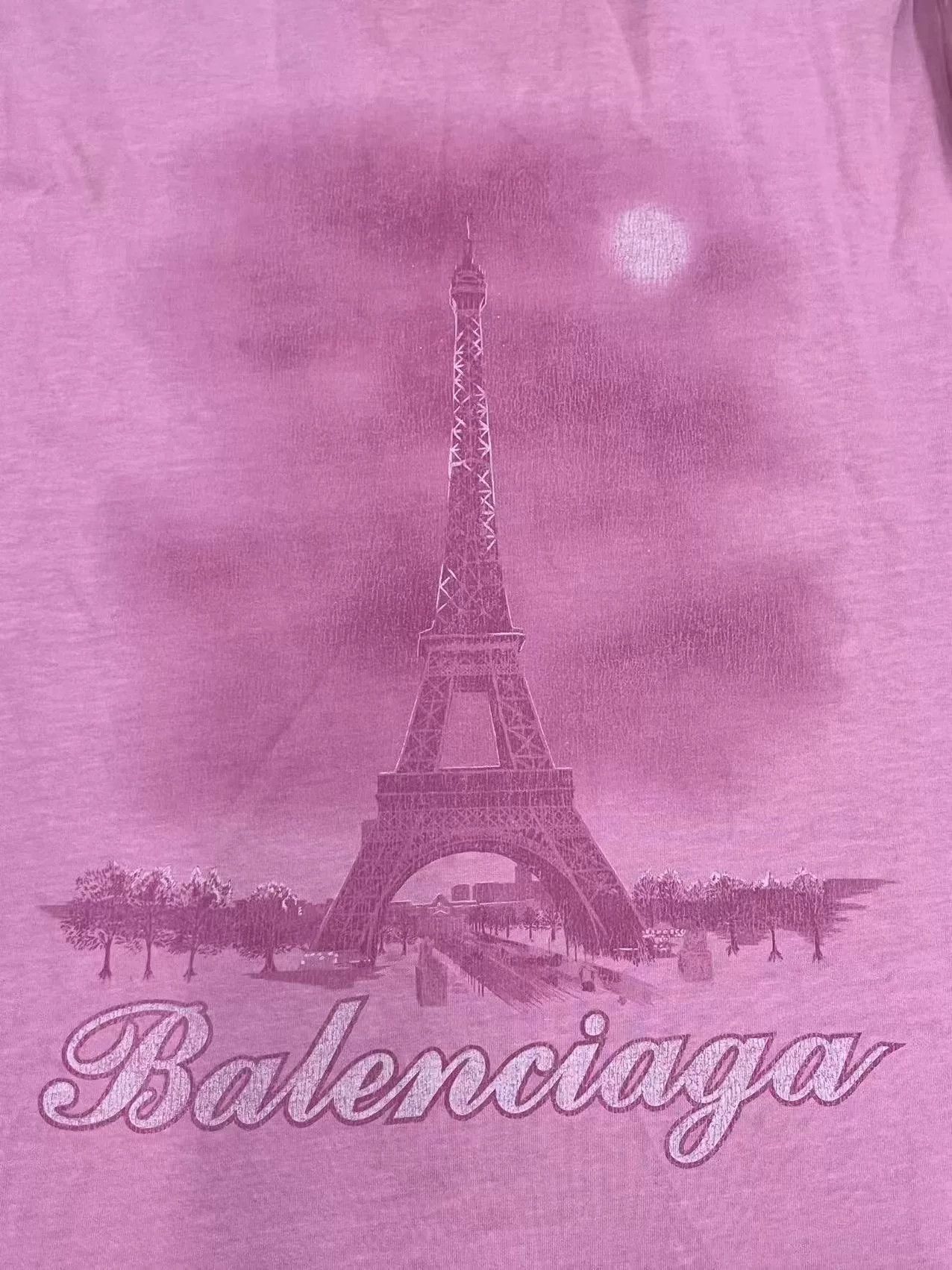 Balenciaga Balenciaga Letter Print Loose Crew Neck T-Shirt Size S / US 4 / IT 40 - 3 Thumbnail