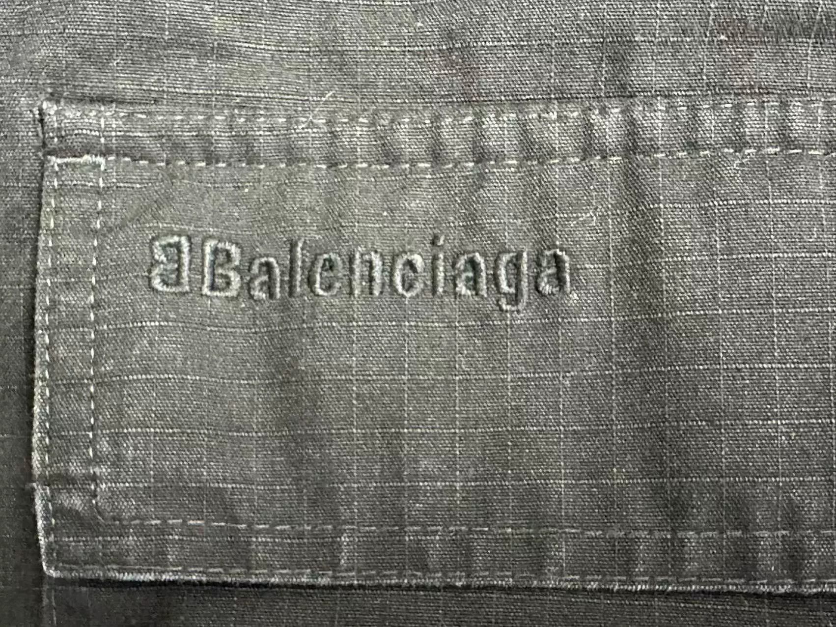 Balenciaga Balenciaga Solid Lapel Single-Breasted Loose Shirt Size S / US 4 / IT 40 - 3 Thumbnail