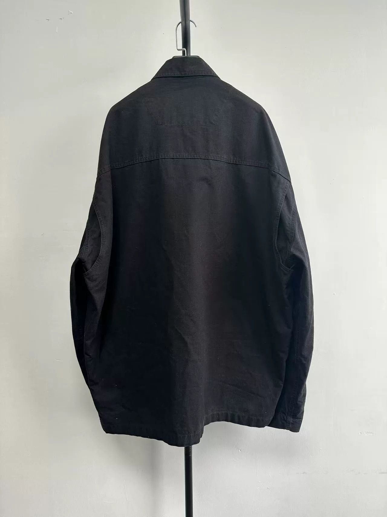 Balenciaga Balenciaga Solid Lapel Single-Breasted Loose Shirt Size S / US 4 / IT 40 - 2 Thumbnail