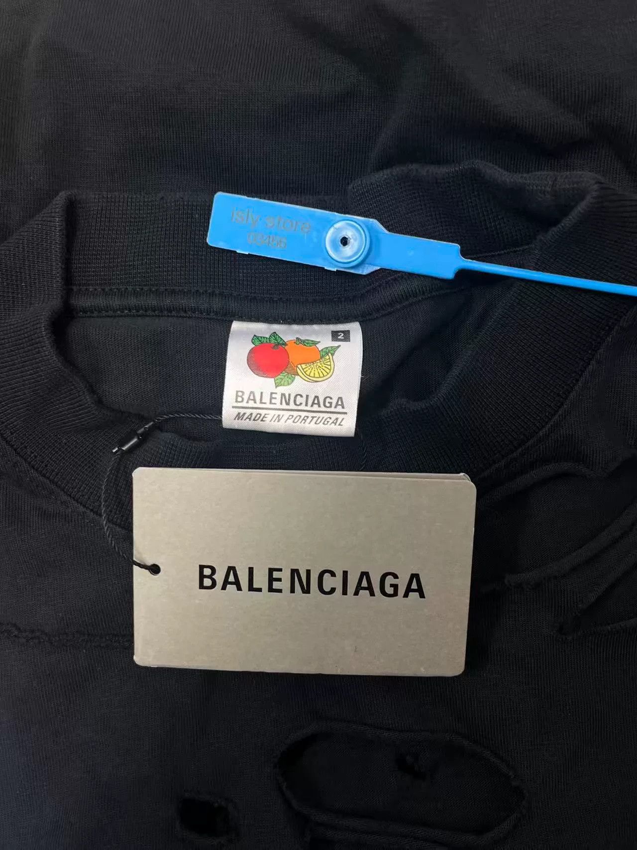 Balenciaga Balenciaga Logo Print Crewneck Short Sleeve T-Shirt Size US M / EU 48-50 / 2 - 6 Thumbnail
