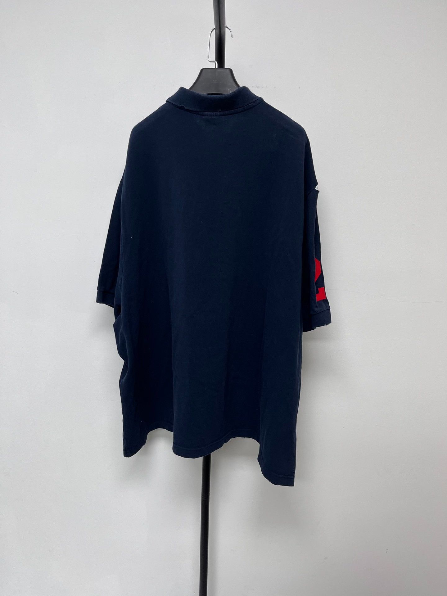 Balenciaga Balenciaga Letter Embroidery Straight Polo Size US M / EU 48-50 / 2 - 2 Thumbnail