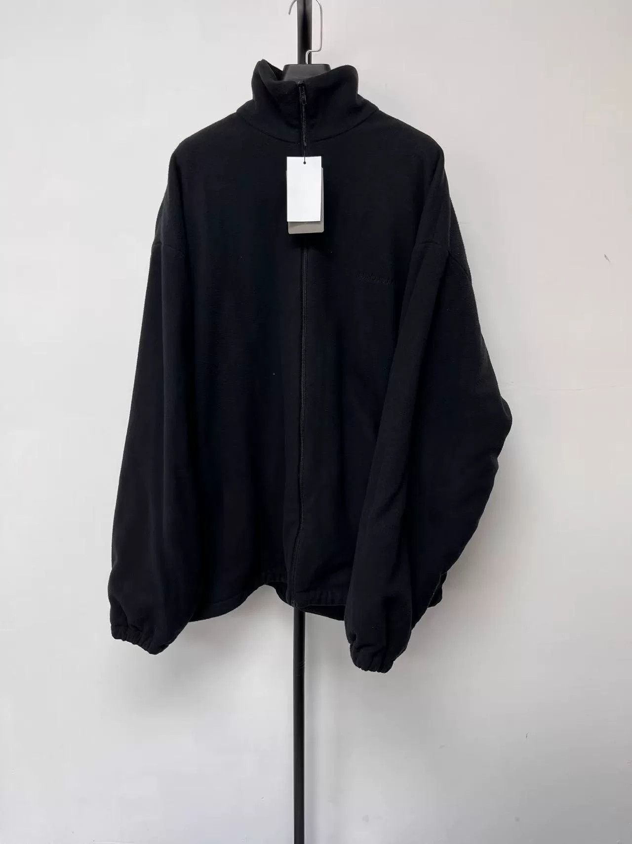 Balenciaga Balenciaga Men's Solid High-Neck Zip Jacket Size US S / EU 44-46 / 1 - 2 Thumbnail