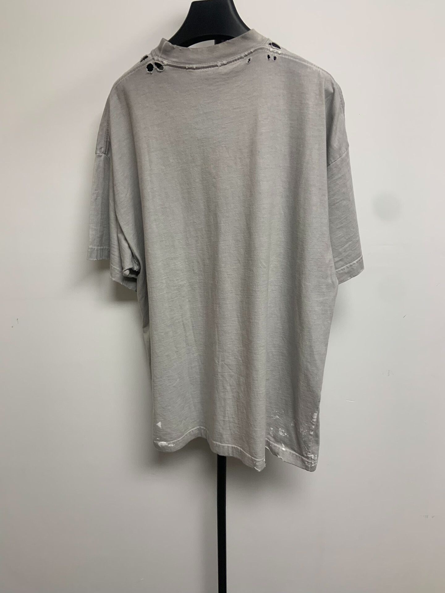 Balenciaga Balenciaga Metallica Lightning Letter Print Crewneck Tee Size US L / EU 52-54 / 3 - 2 Thumbnail