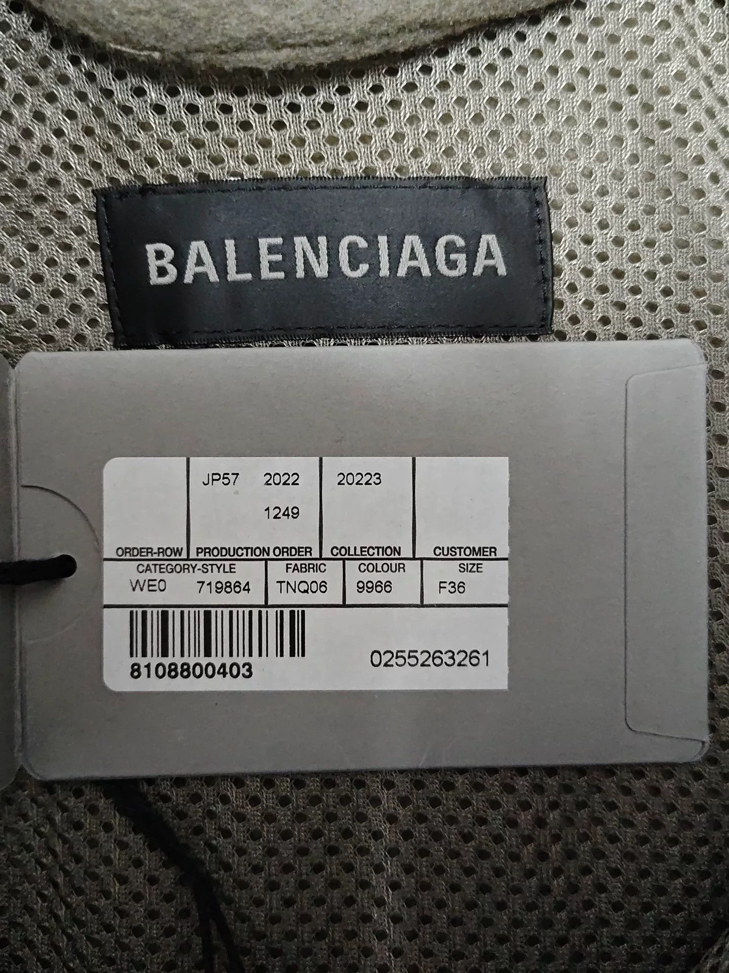 Balenciaga Balenciaga FW22 Sporty Print Solid Jacket Size XS / US 0-2 / IT 36-38 - 4 Thumbnail