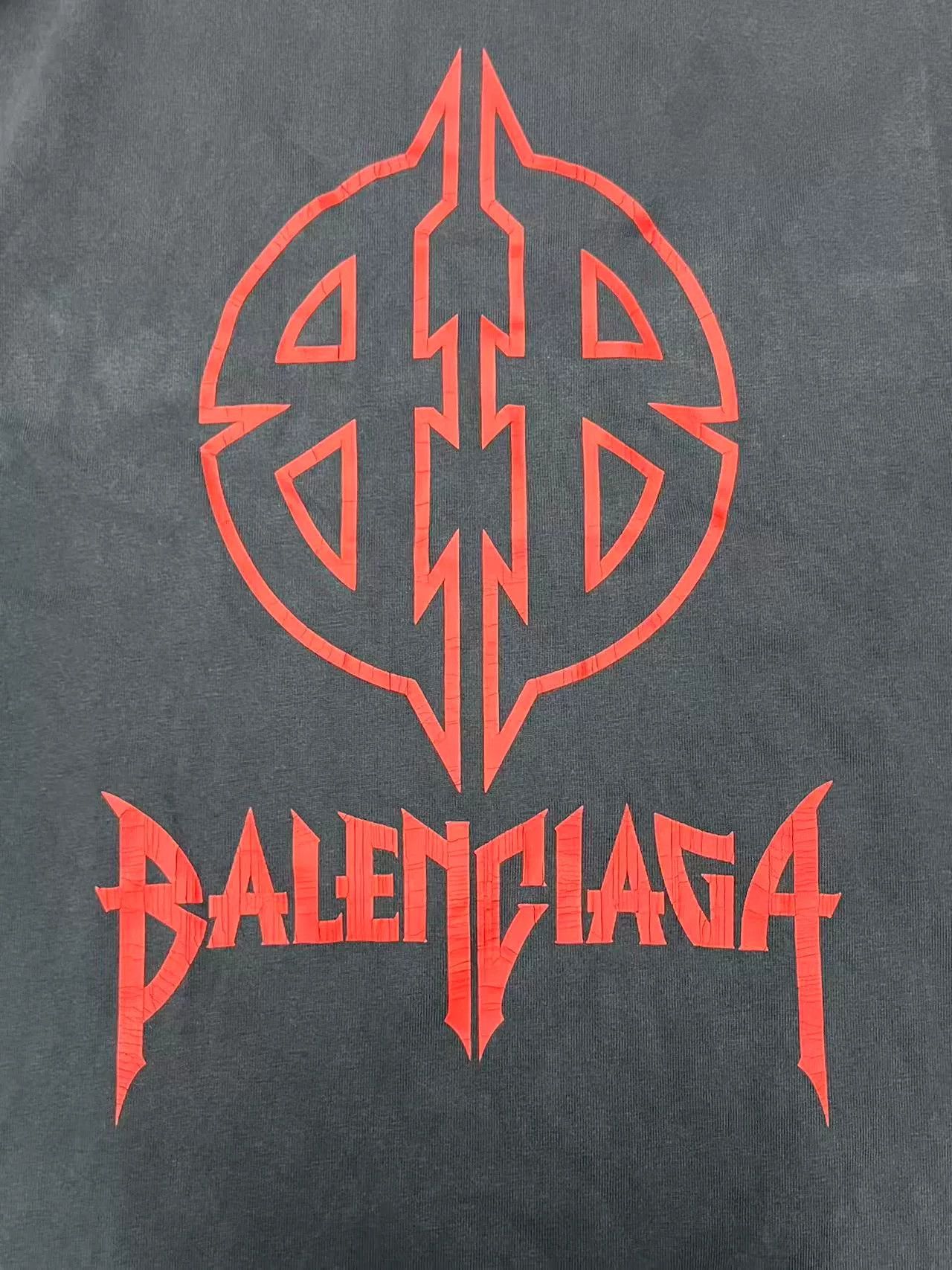 Balenciaga Balenciaga FW23 Logo Print Short Sleeve T-Shirt Size US XXS / EU 40 - 3 Thumbnail