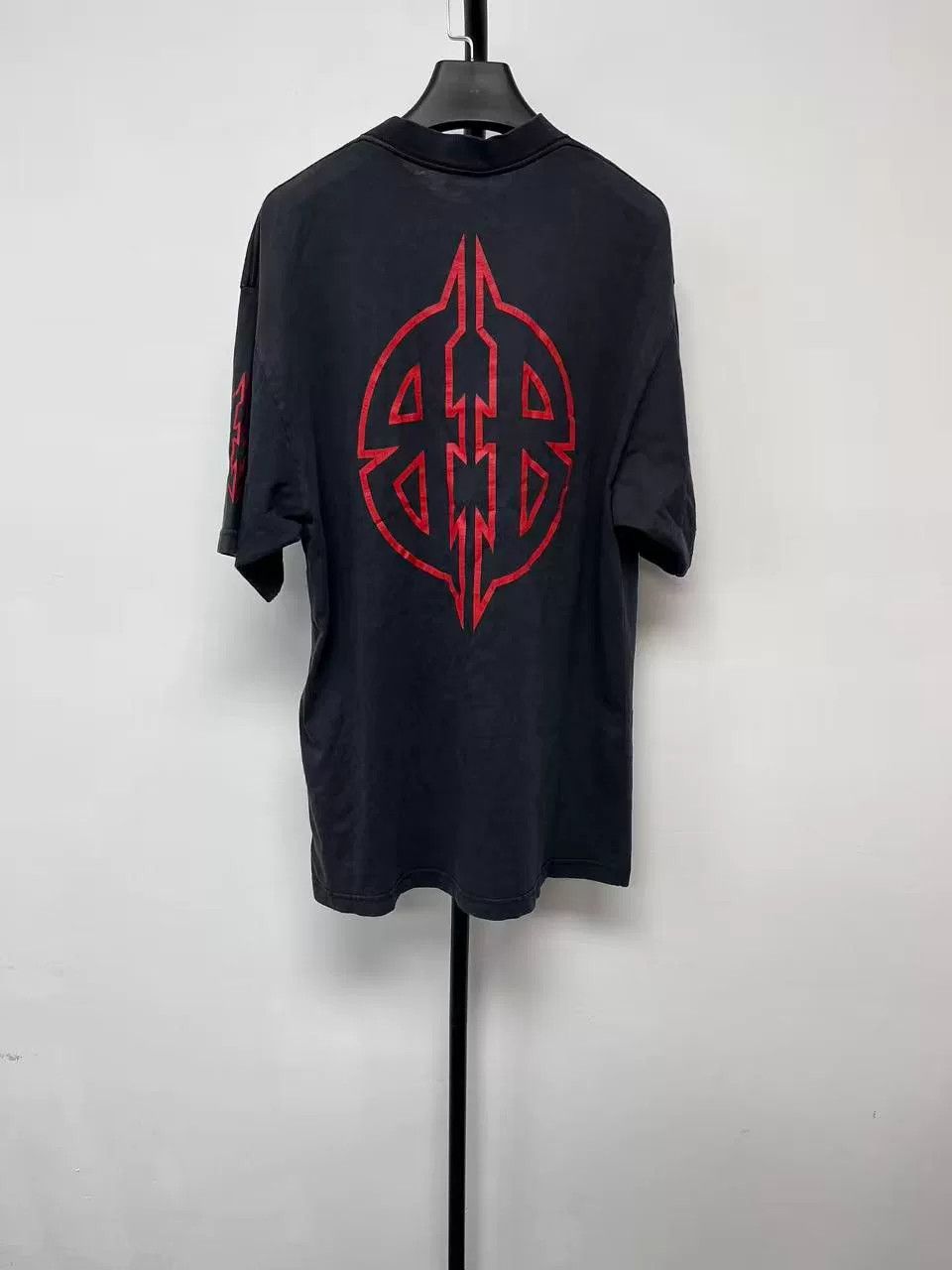 Balenciaga Balenciaga FW23 Logo Print Short Sleeve T-Shirt Size US XXS / EU 40 - 2 Thumbnail