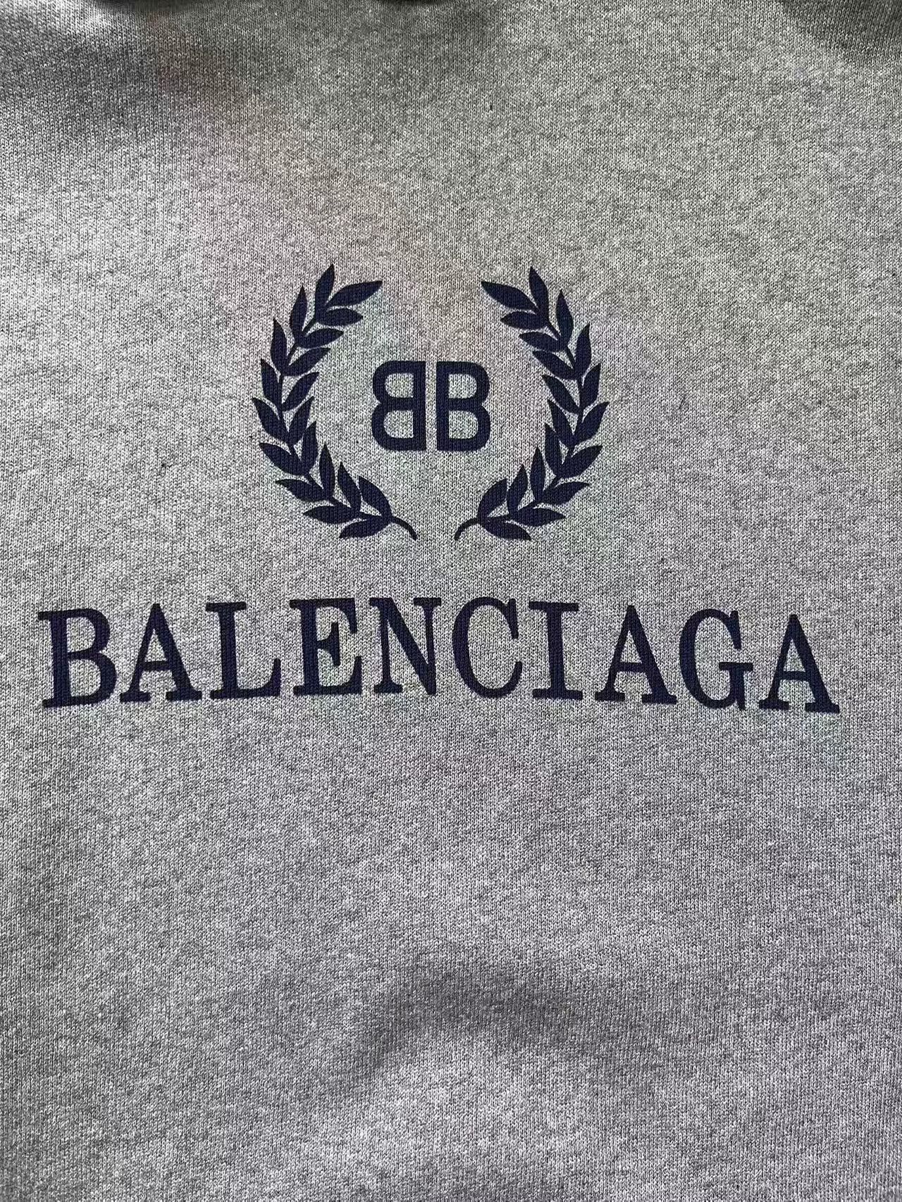 Balenciaga Balenciaga BB Wheat Ear Print Hoodie Size US XS / EU 42 / 0 - 3 Thumbnail