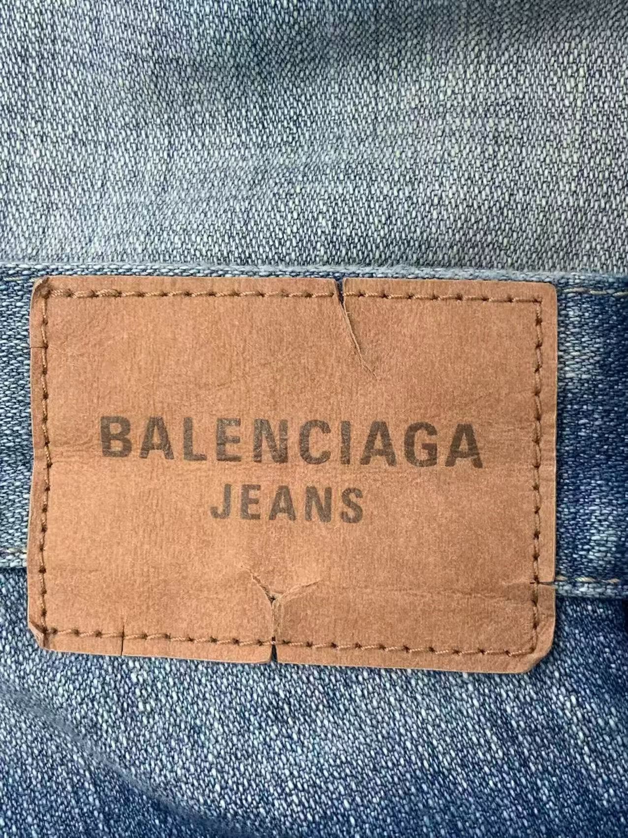Balenciaga Balenciaga Low-Waist Five-Pocket Blue Jeans Size US 30 / EU 46 - 3 Thumbnail