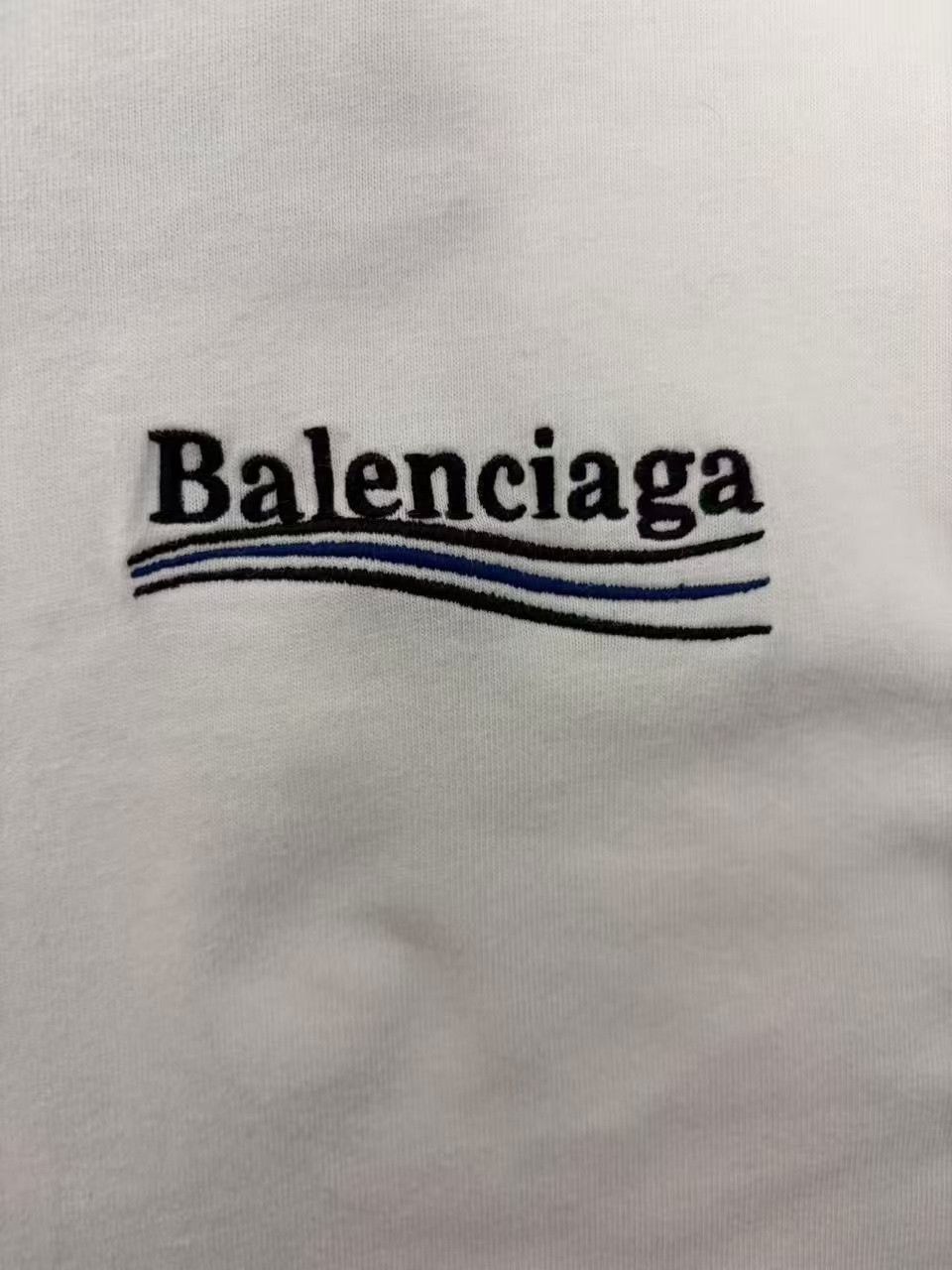 Balenciaga Balenciaga Logo Embroidered Loose Fit T-Shirt Size US XXS / EU 40 - 3 Thumbnail