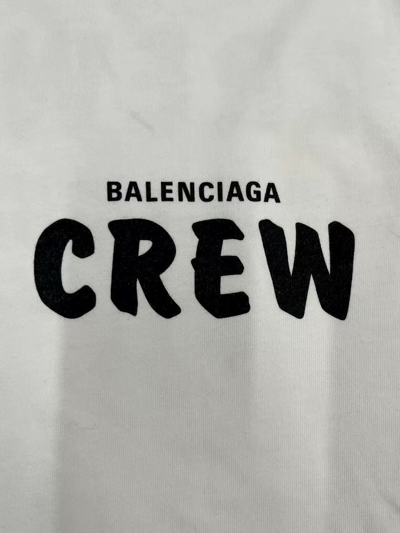 Balenciaga Balenciaga Men's Letter Print Crew Neck T-shirt Size US S / EU 44-46 / 1 - 3 Thumbnail