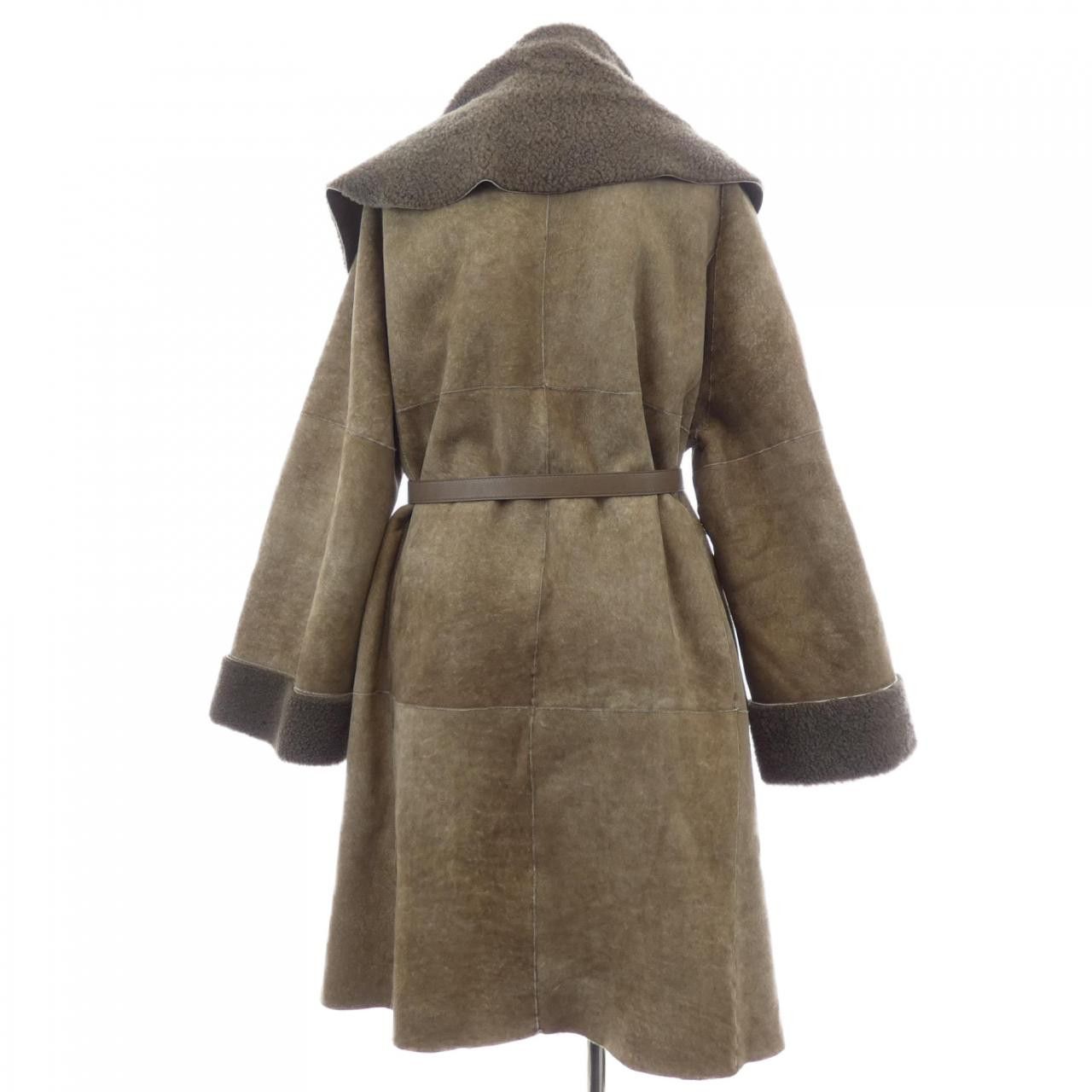 Bottega Veneta Bottega Veneta Bottega Veneta Shearling Coat Fur Outerwear 276294VS830 DUTY FREE for USA Size ONE SIZE - 2 Thumbnail