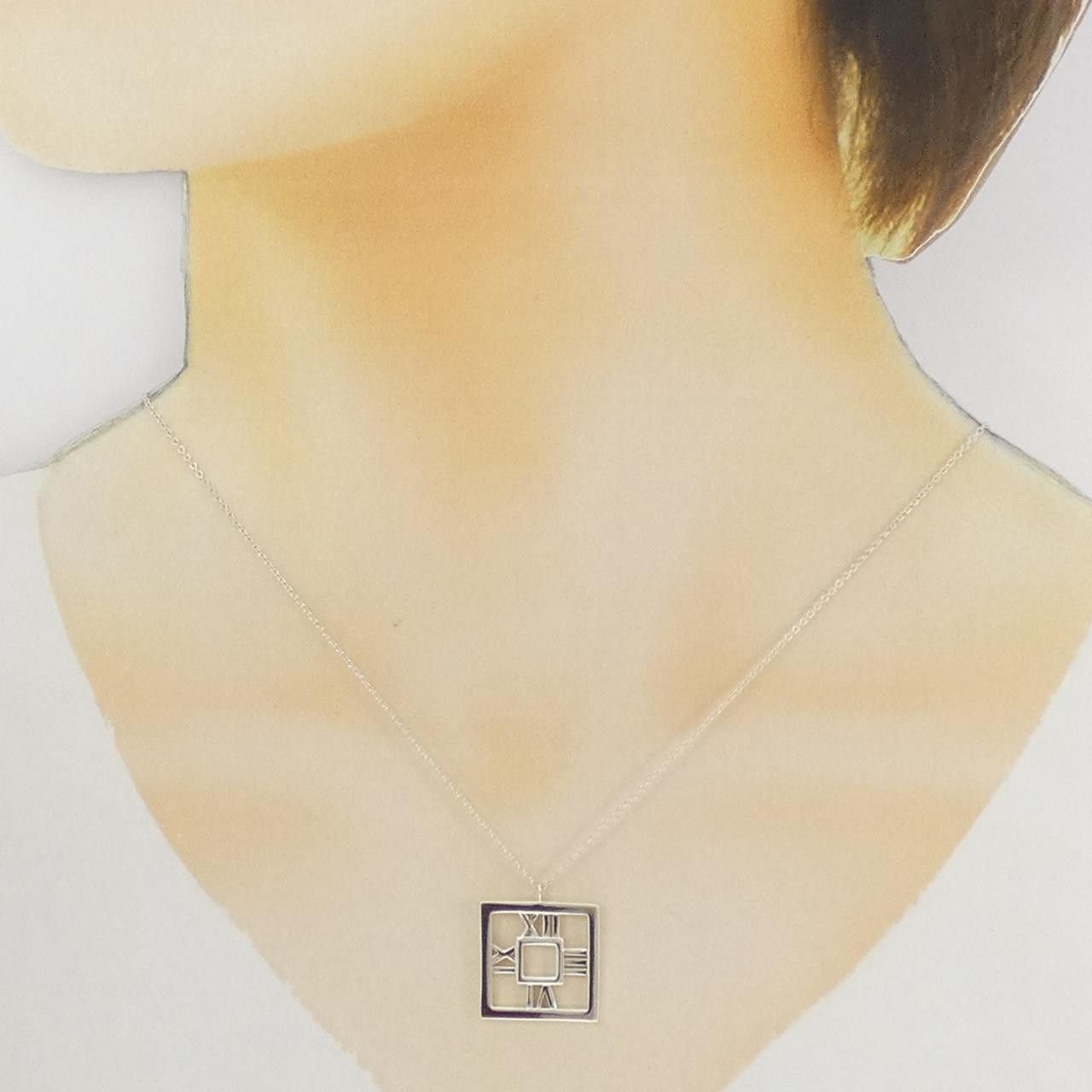 Tiffany & Co. Tiffany & Co. Tiffany Atlas Square 925 Silver Necklace Precious Metal Necklace DUTY FREE for USA Size ONE SIZE - 6 Thumbnail