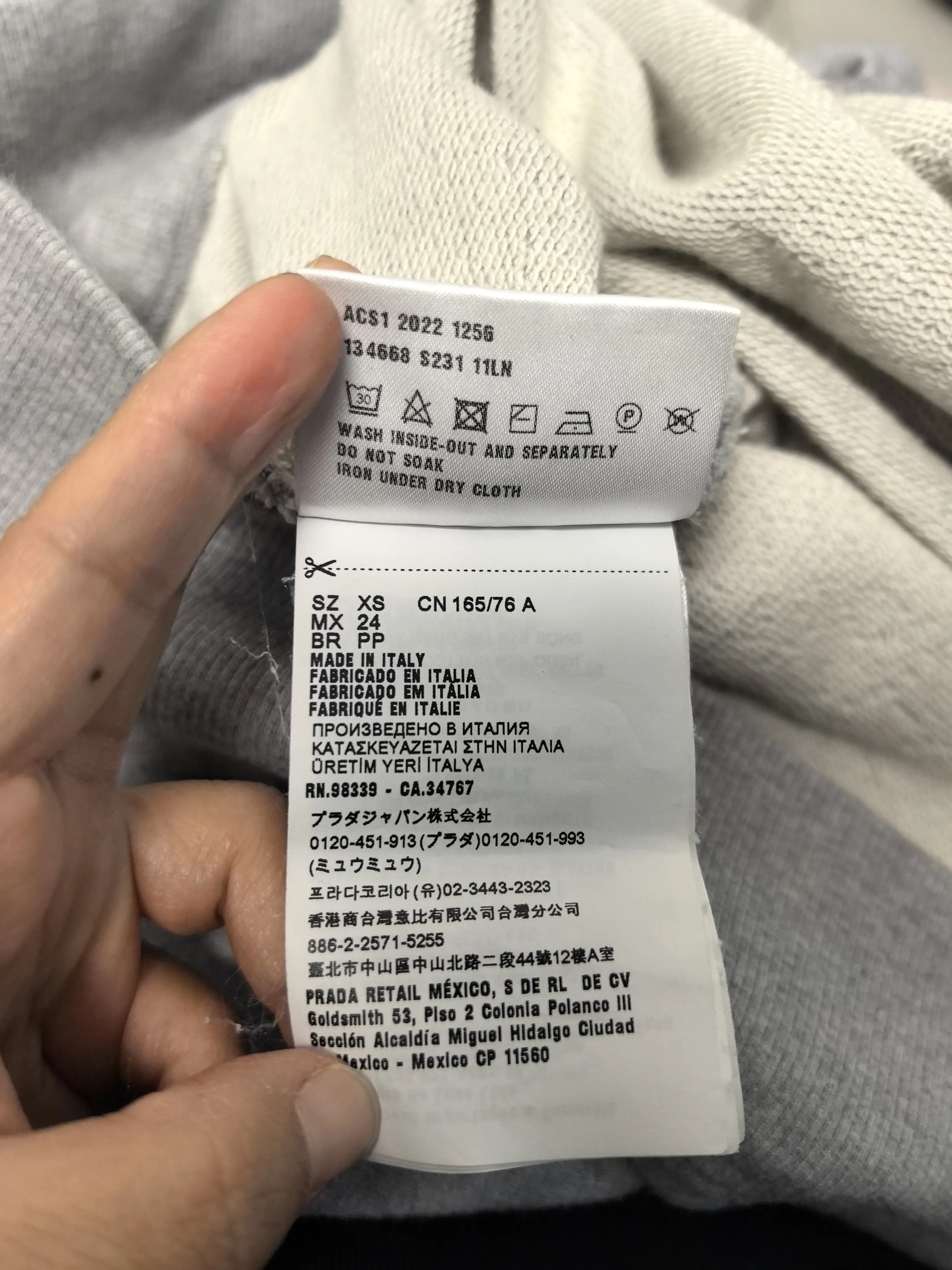 Prada Prada White Hoodie xs Men Size US XS / EU 42 / 0 - 4 Thumbnail