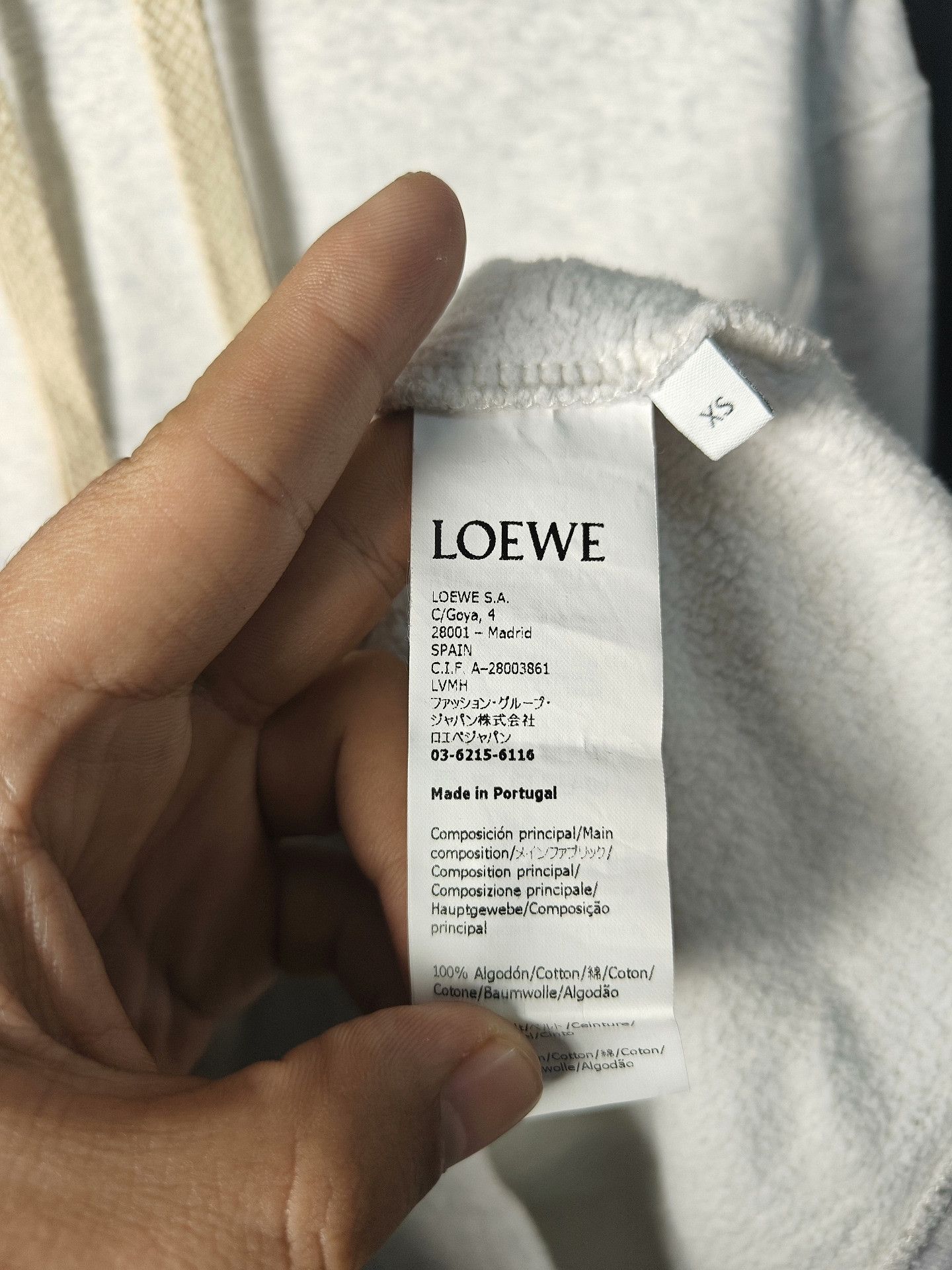 Loewe Loewe Retro White Hoodie xs Men Size US XS / EU 42 / 0 - 3 Thumbnail