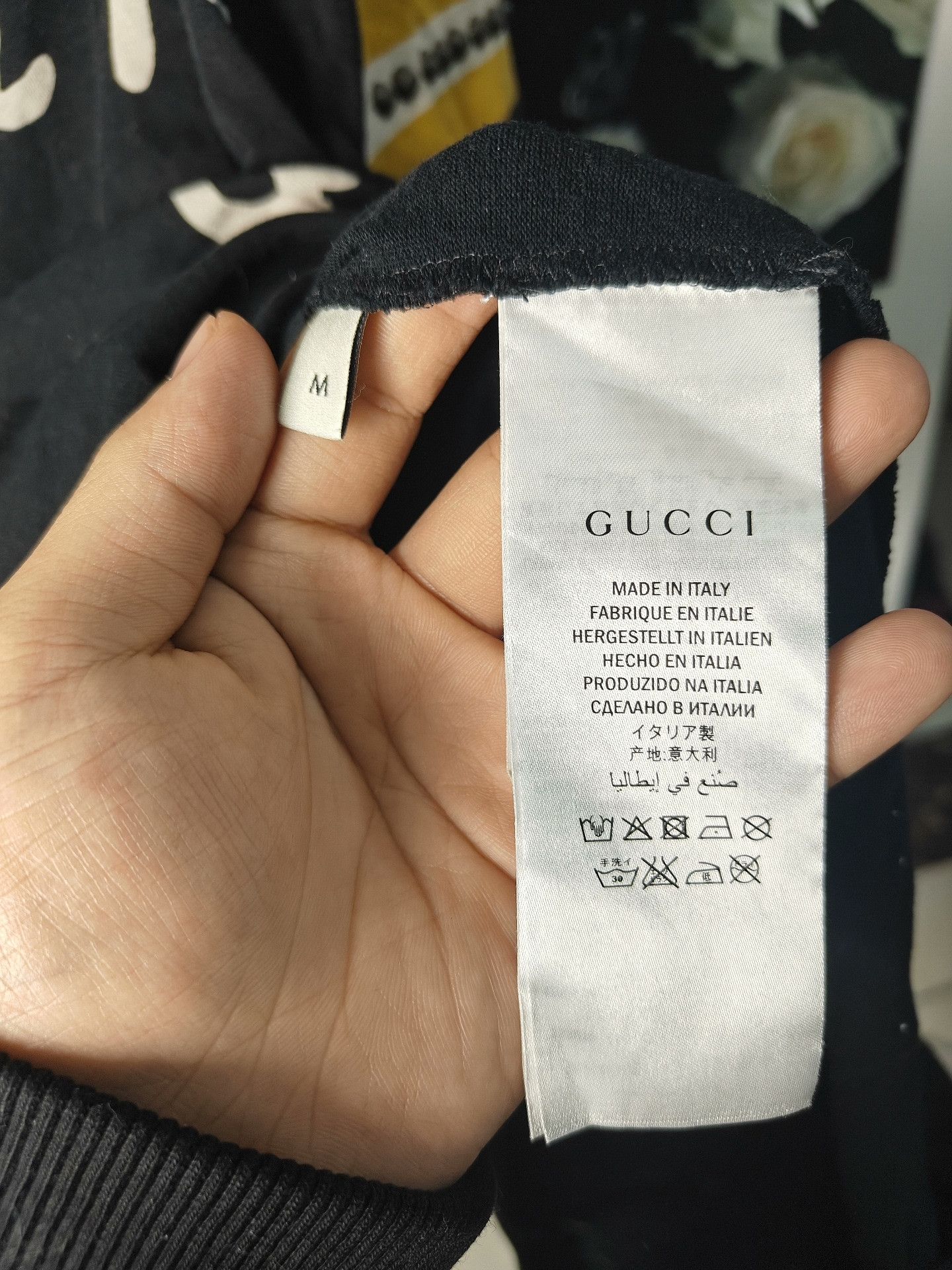 Gucci Gucci Embroidered Graphic White T-Shirt m Men Size US M / EU 48-50 / 2 - 3 Thumbnail
