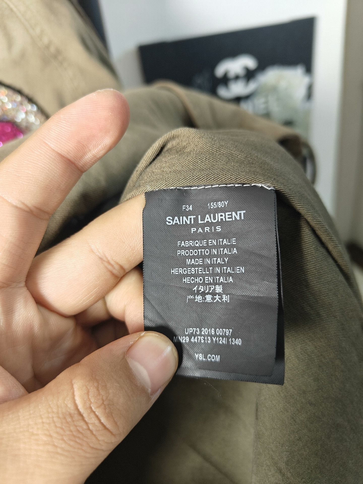 Saint Laurent Paris Saint Laurent Paris Cargo White Light Jacket m Men Size US M / EU 48-50 / 2 - 3 Thumbnail