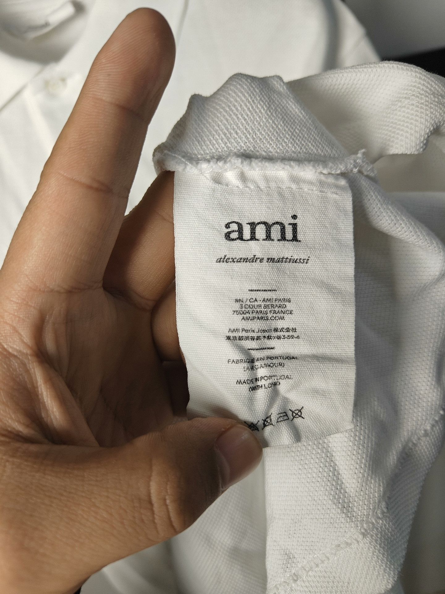 AMI AMI Retro Embroidered White T-Shirt m Men Size US M / EU 48-50 / 2 - 4 Thumbnail