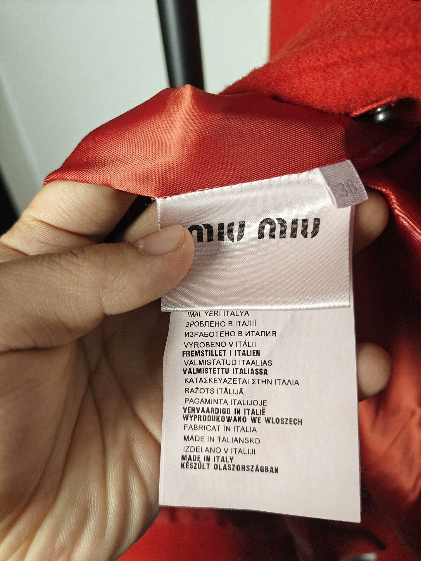 Miu Miu Miu Miu Wool White Coat L Women Size L / US 10 / IT 46 - 3 Thumbnail