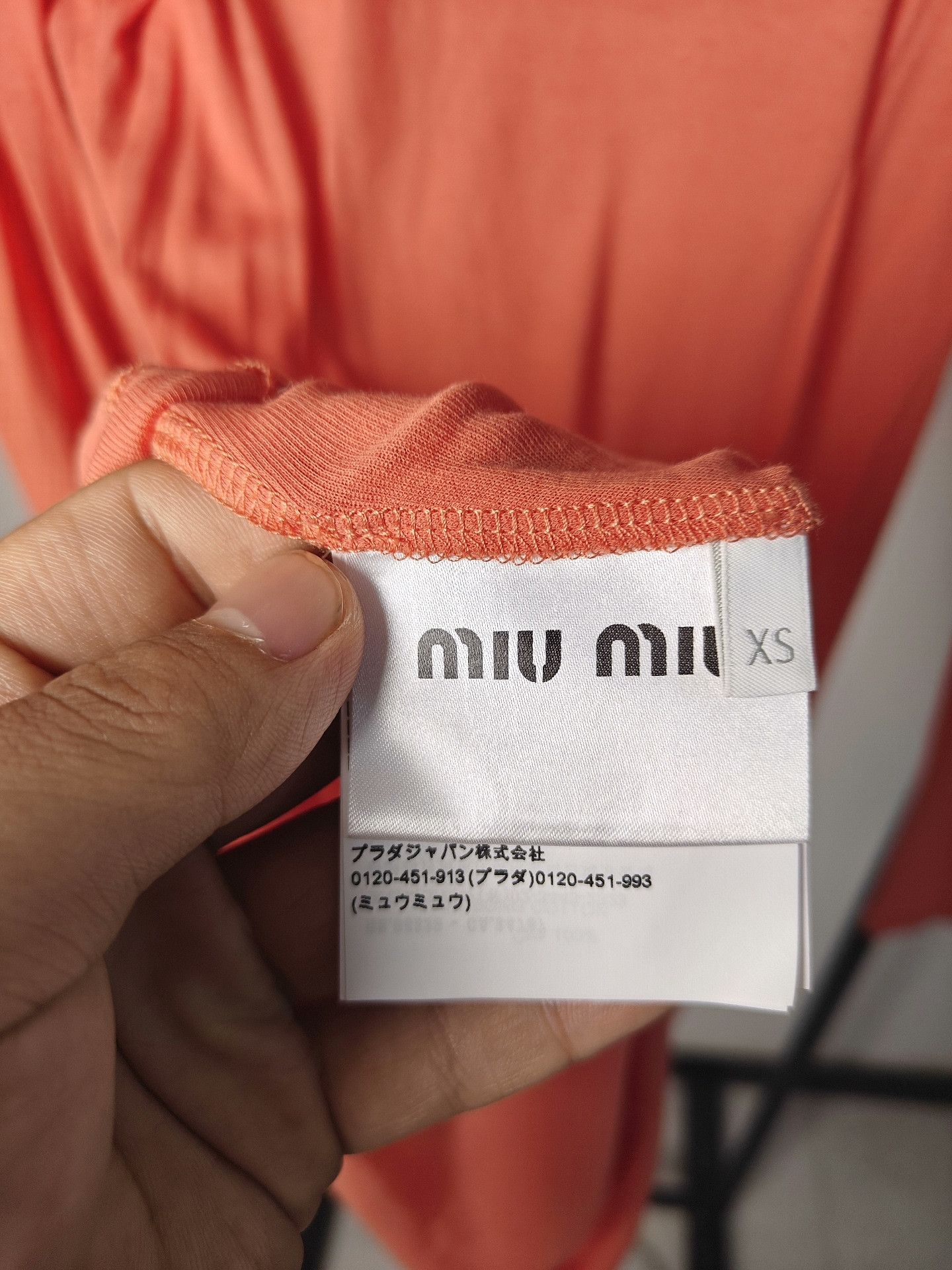 Miu Miu Miu Miu Knit White T-Shirt XS Women Size XS / US 0-2 / IT 36-38 - 3 Thumbnail