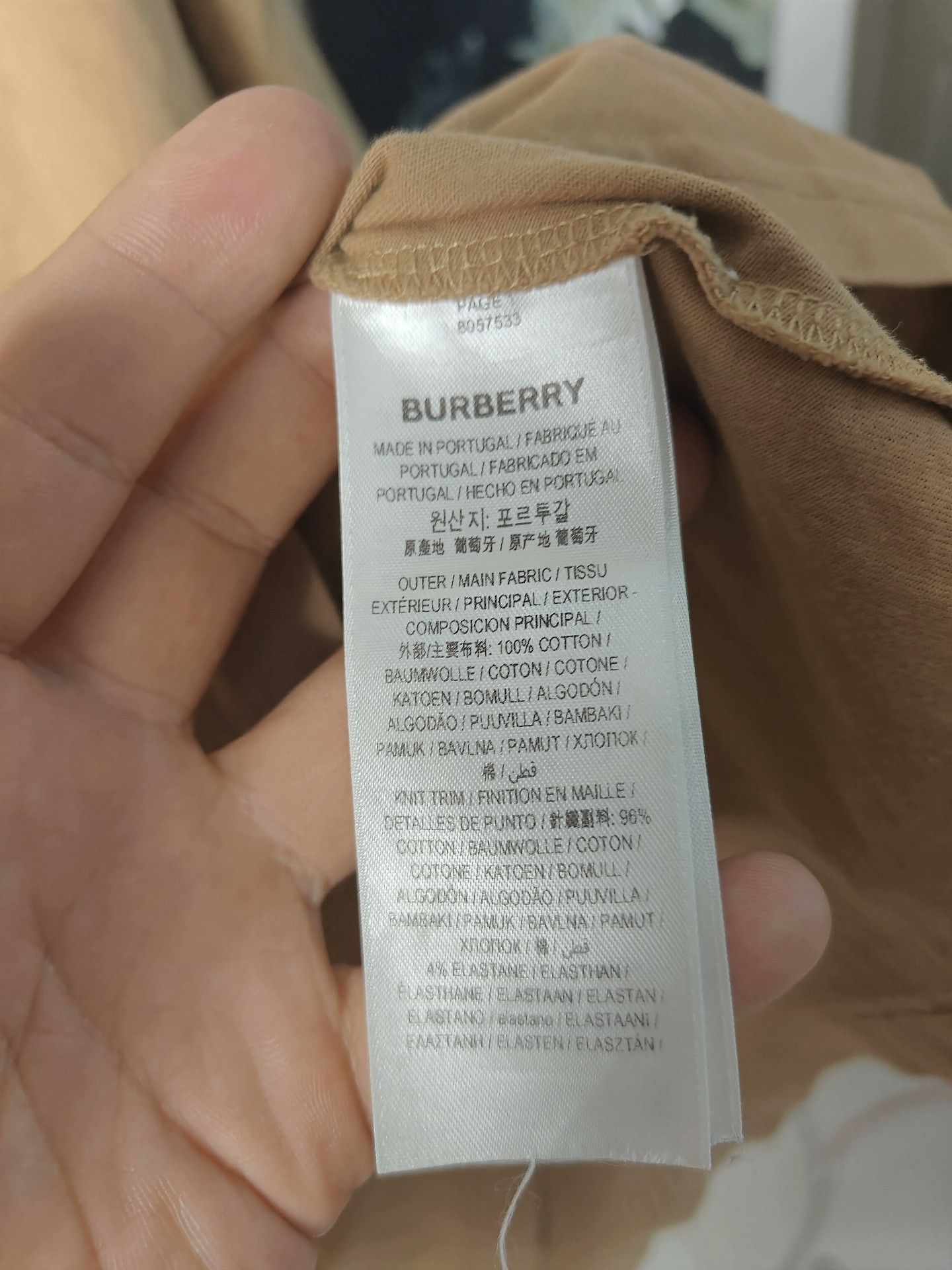 Burberry Burberry White T-Shirt s Men Size US S / EU 44-46 / 1 - 4 Thumbnail