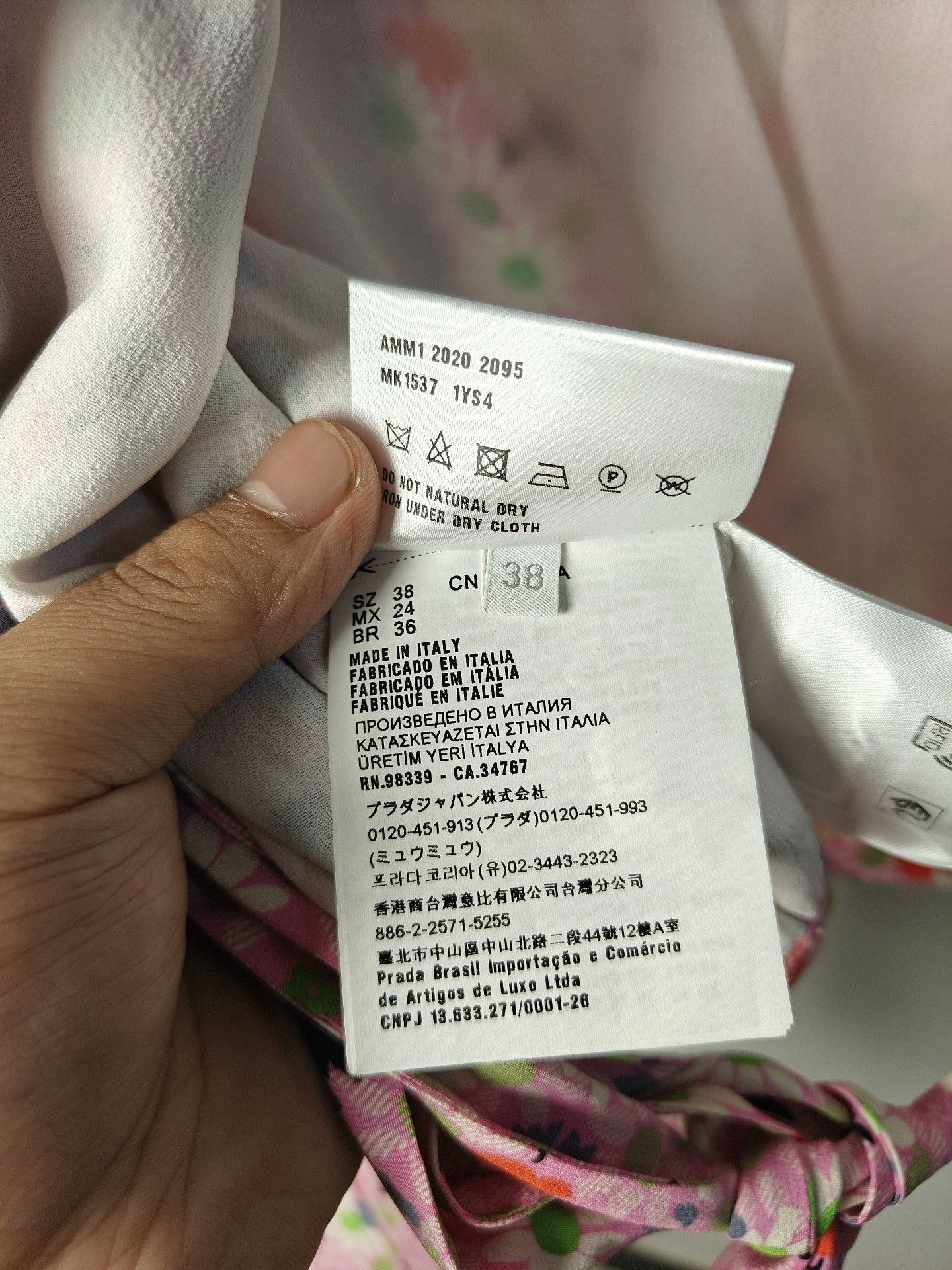 Miu Miu Miu Miu Floral White Button Up L Women Size L / US 10 / IT 46 - 3 Thumbnail