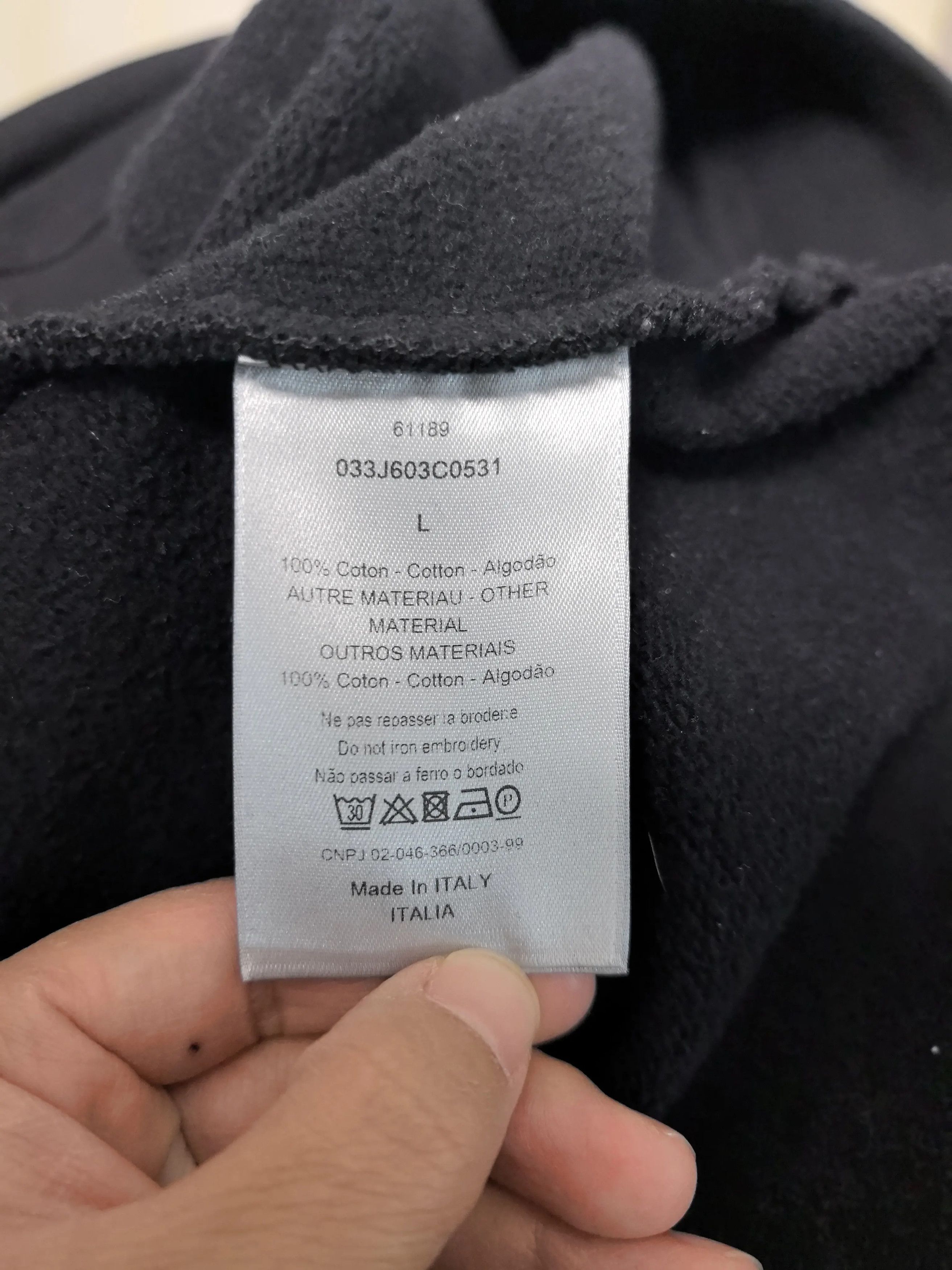 Dior Dior Embroidered White Hoodie m Men Size US M / EU 48-50 / 2 - 4 Thumbnail