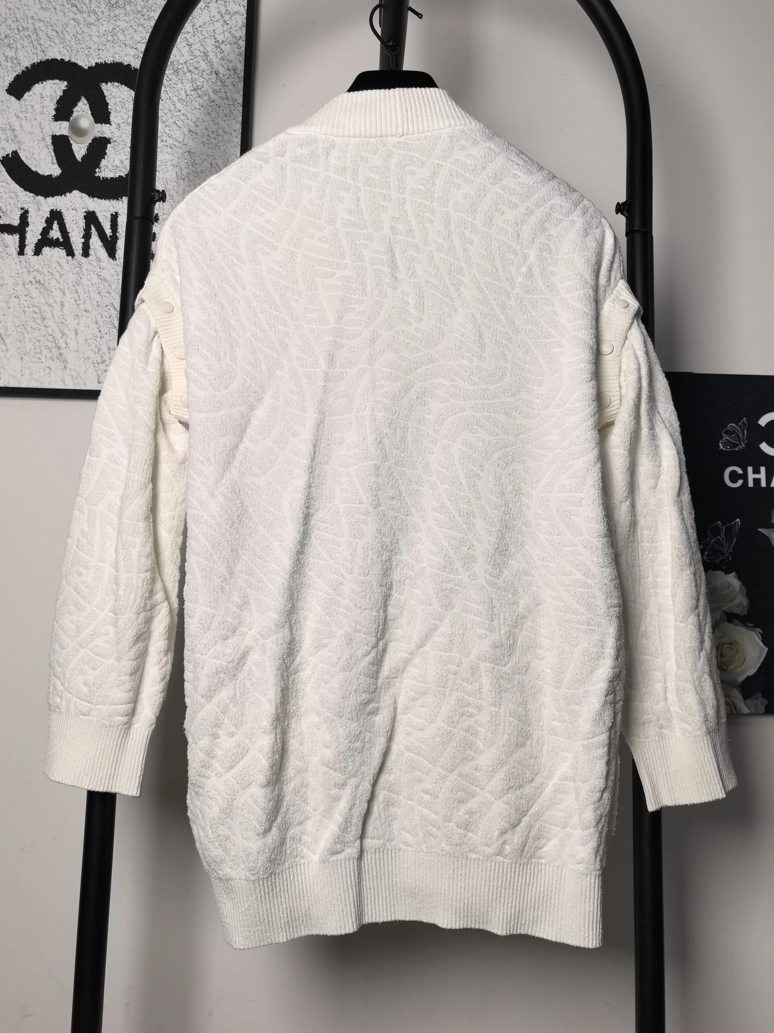 Fendi Fendi White Jacket M Women Size M / US 6-8 / IT 42-44 - 2 Thumbnail