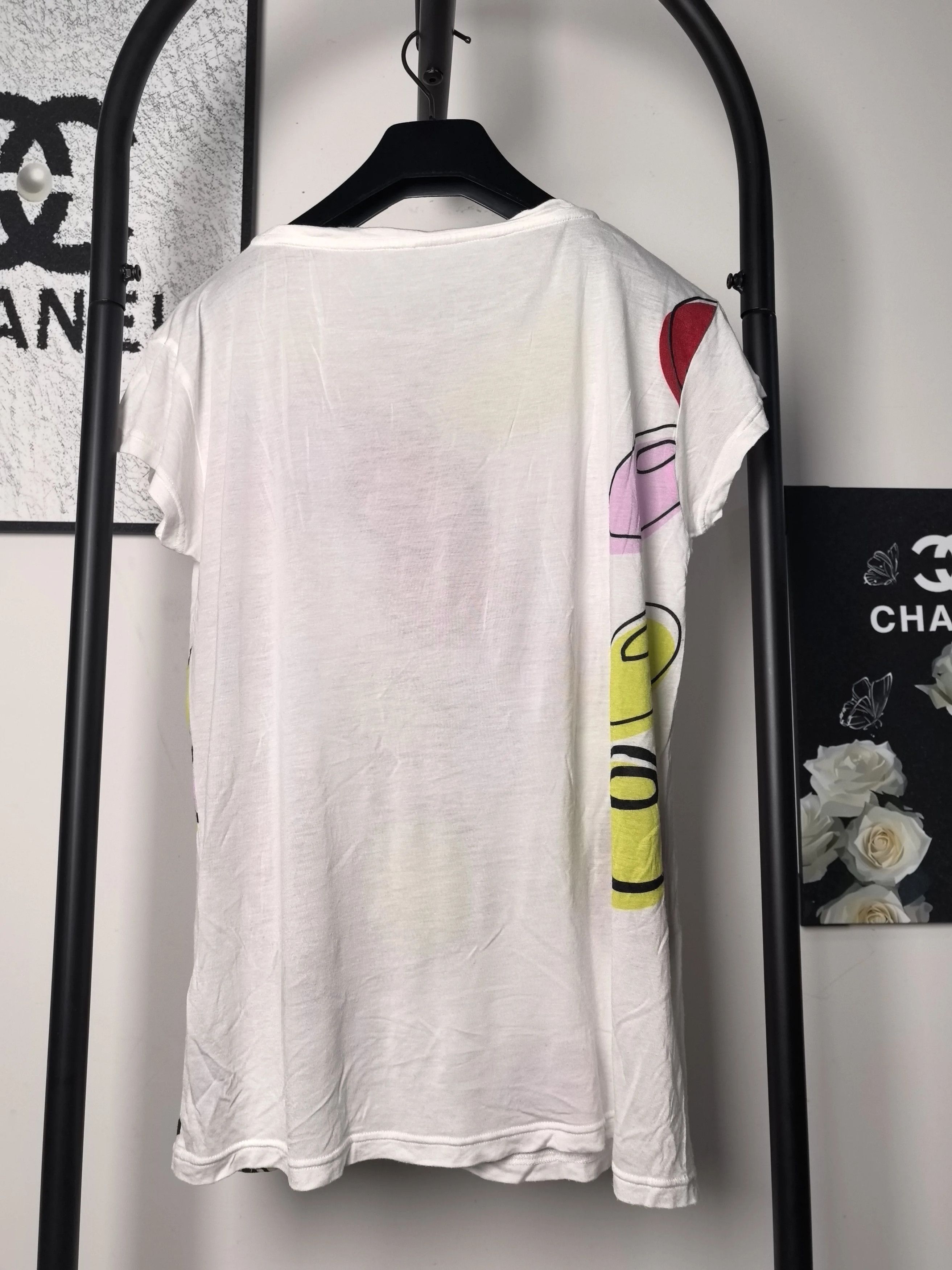 Miu Miu Miu Miu White T-Shirt M Women Size M / US 6-8 / IT 42-44 - 2 Thumbnail
