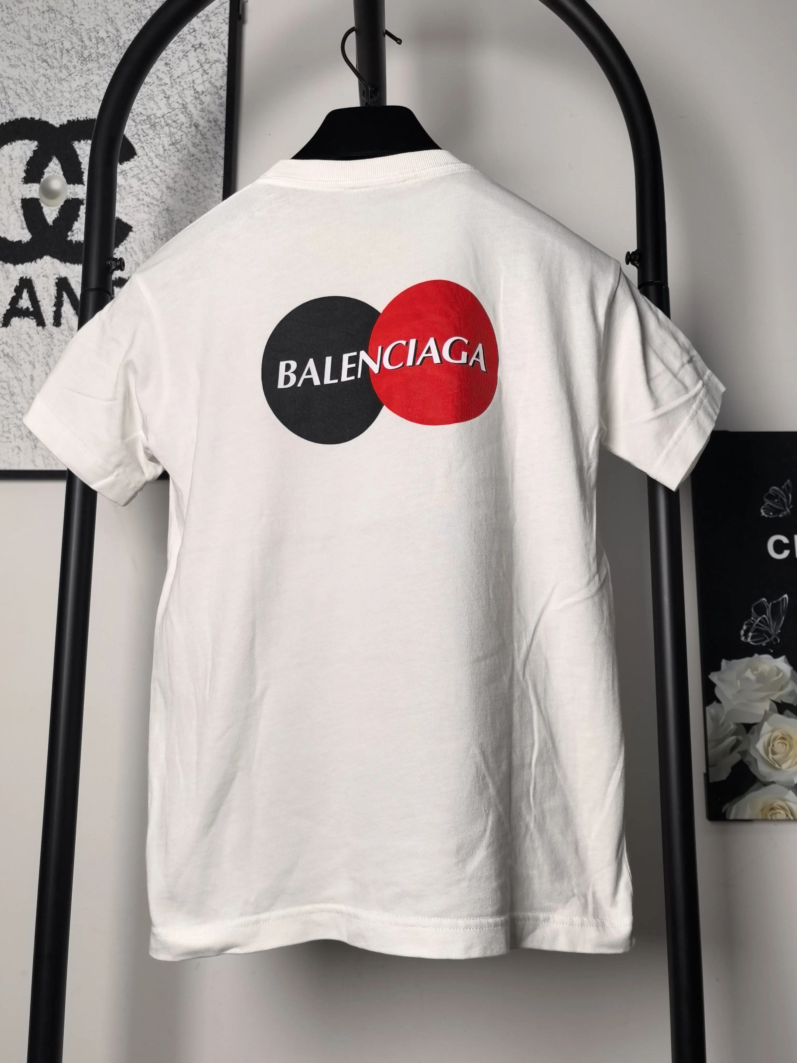 Balenciaga Balenciaga White T-Shirt m Men Size US M / EU 48-50 / 2 - 2 Thumbnail