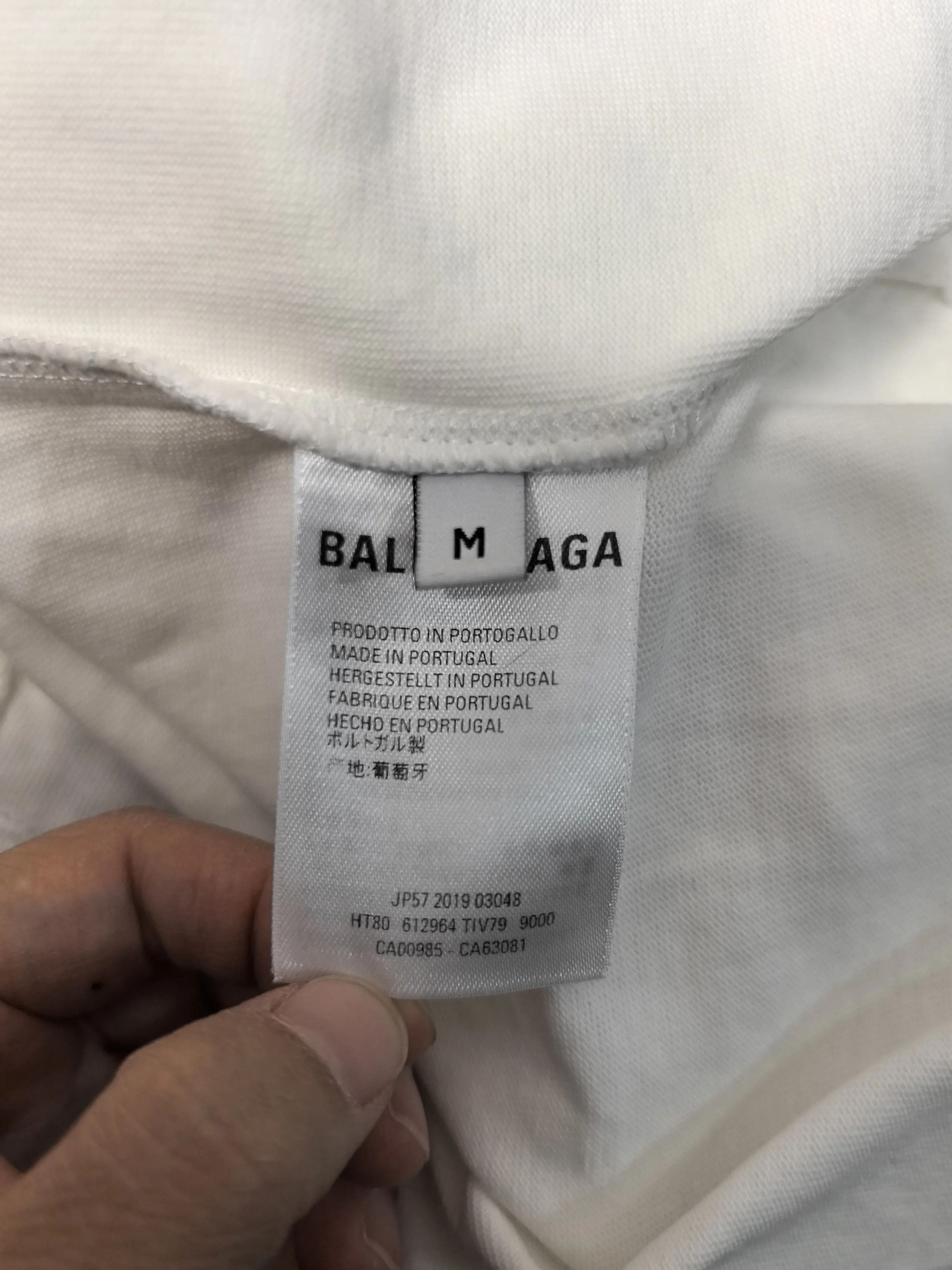 Balenciaga Balenciaga White T-Shirt m Men Size US M / EU 48-50 / 2 - 4 Thumbnail