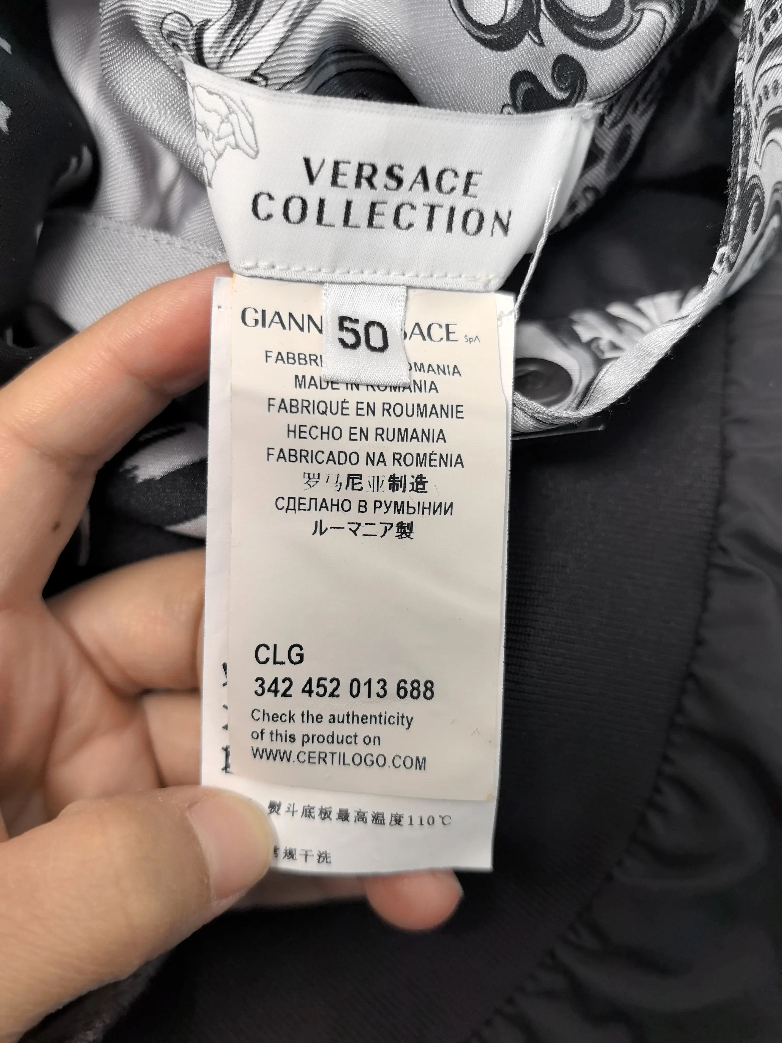 Versace Versace White Light Jacket m Men Size US M / EU 48-50 / 2 - 5 Thumbnail
