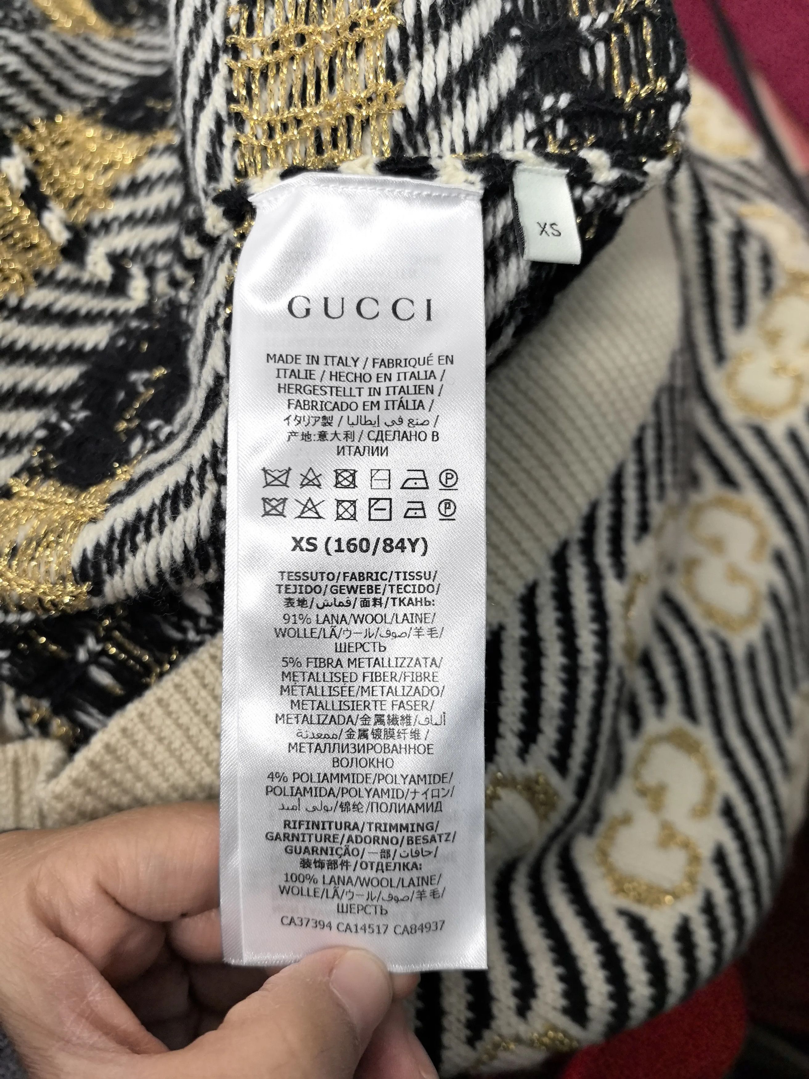 Gucci Gucci Knit White Sweater m Men Size US M / EU 48-50 / 2 - 4 Thumbnail