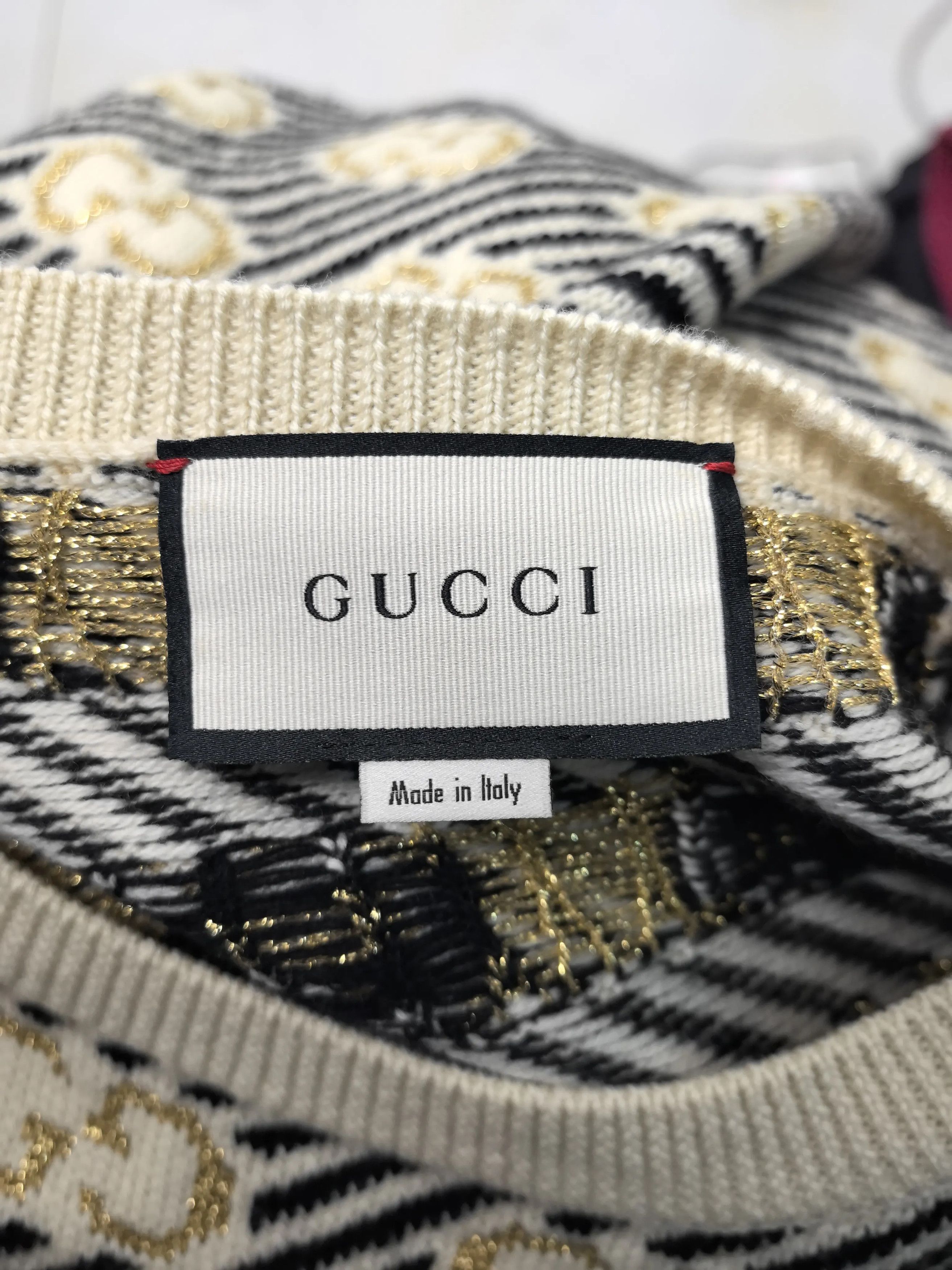 Gucci Gucci Knit White Sweater m Men Size US M / EU 48-50 / 2 - 3 Thumbnail