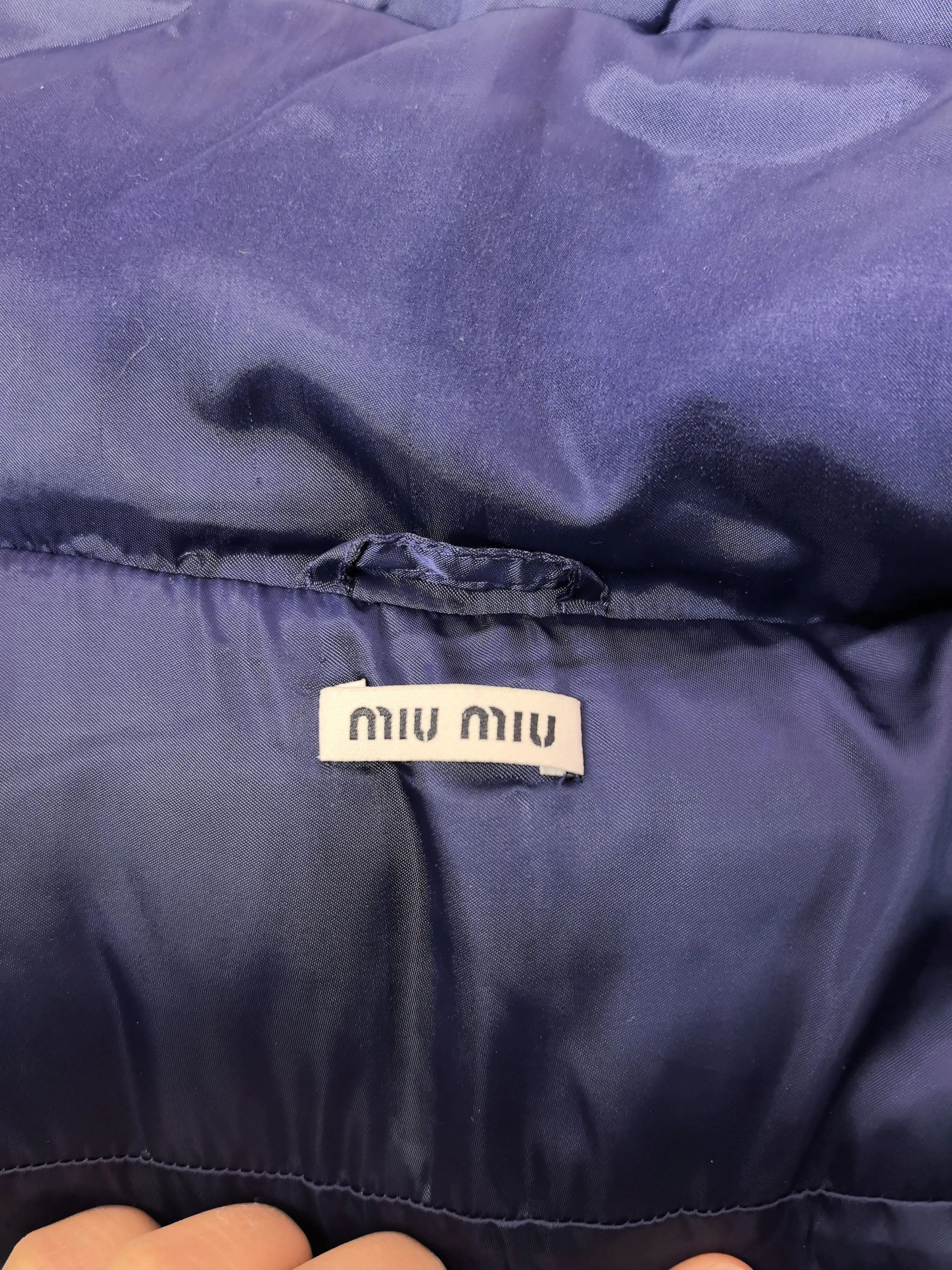 Miu Miu Miu Miu Down White Down Jacket S Women Size S / US 4 / IT 40 - 3 Thumbnail