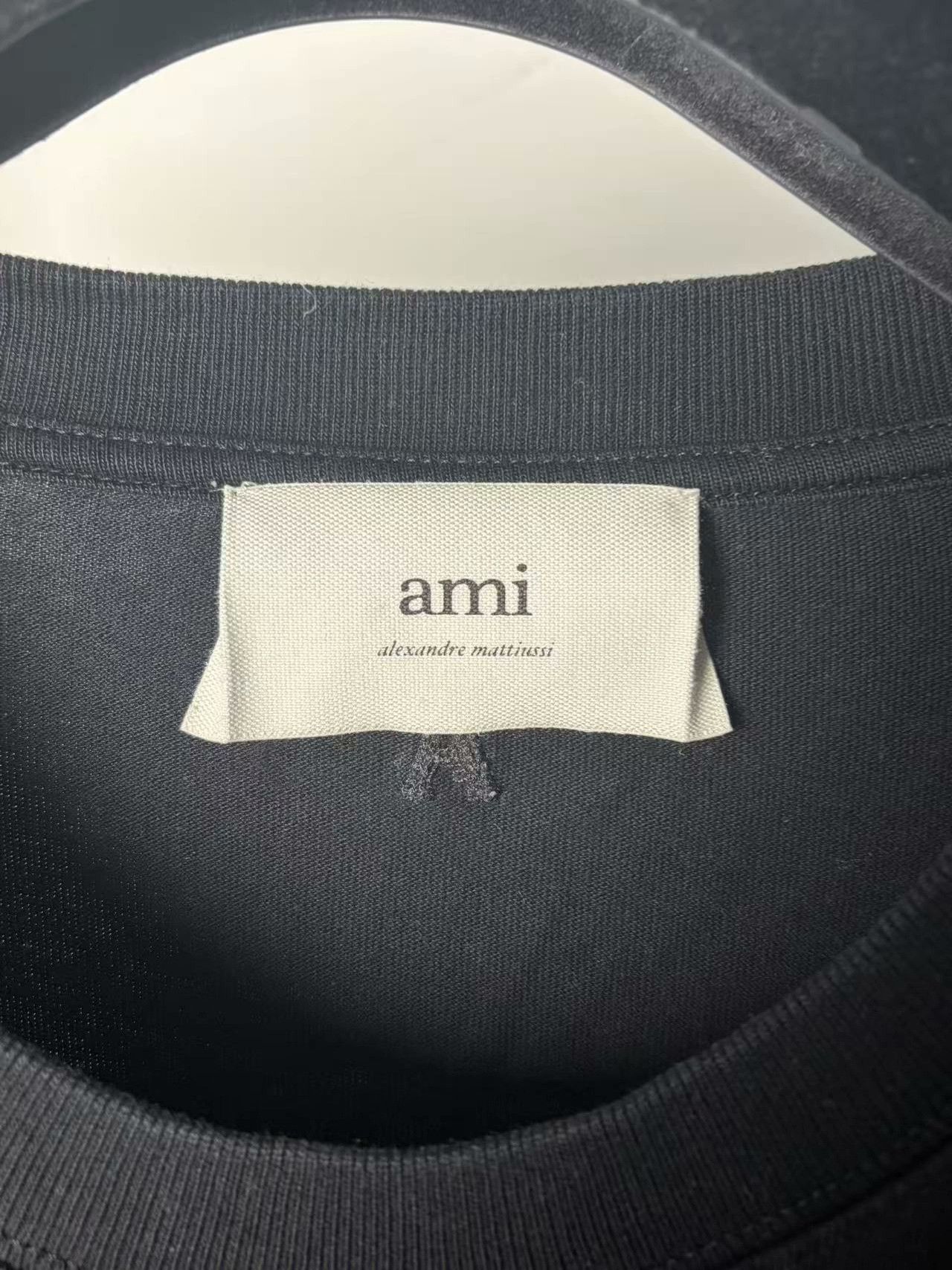 AMI AMI White T-Shirt l Men Size US L / EU 52-54 / 3 - 3 Thumbnail