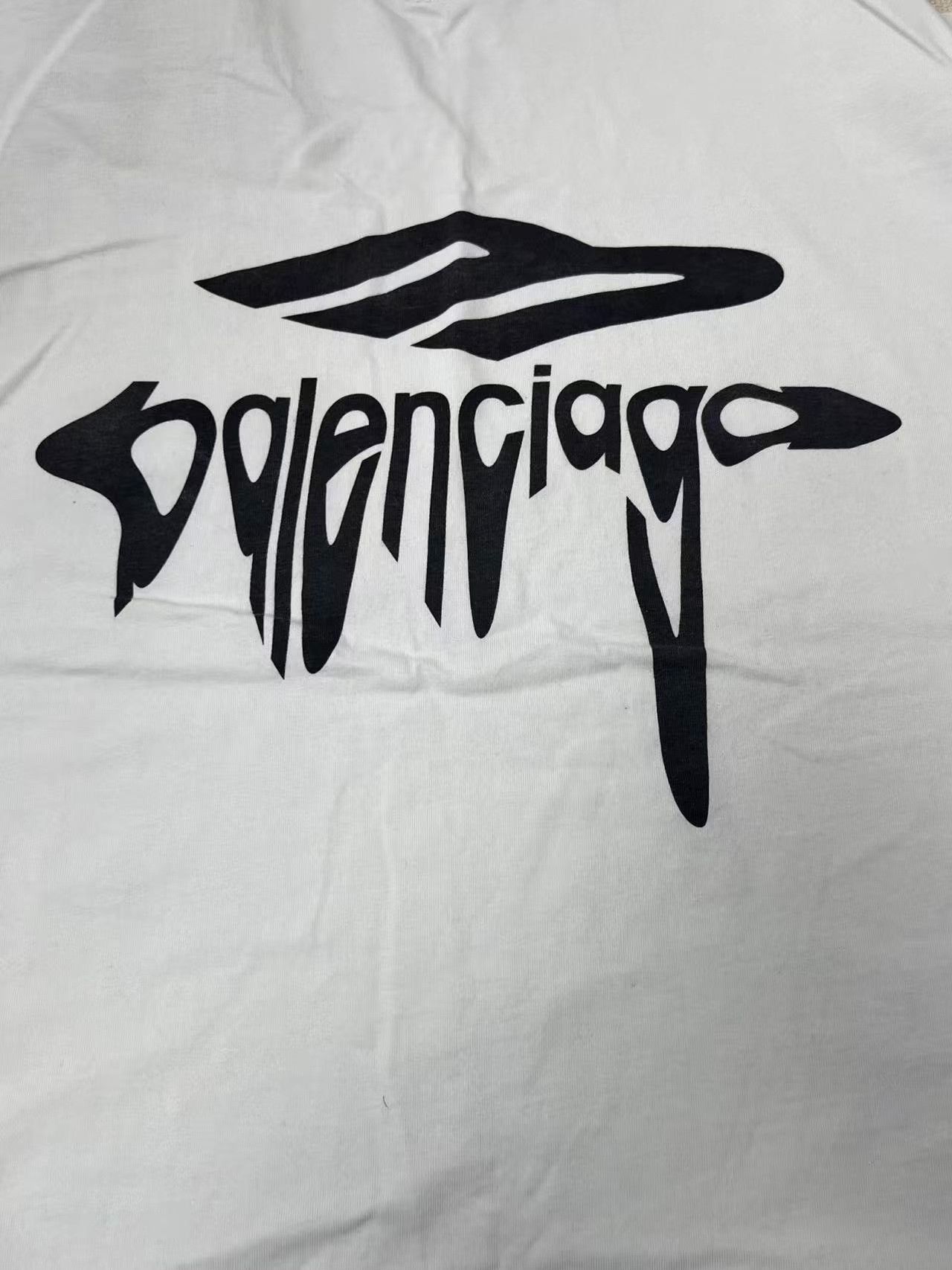 Balenciaga Balenciaga Men's Logo Print Loose T-Shirt Size US S / EU 44-46 / 1 - 3 Thumbnail