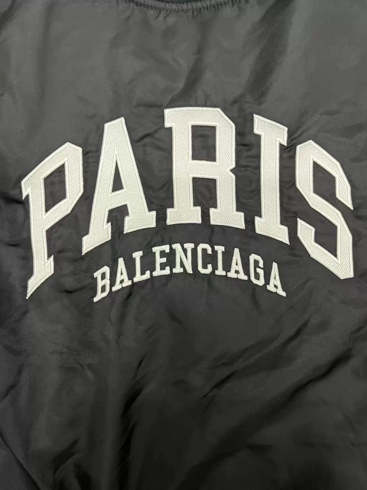 Balenciaga Balenciaga Letter Print Baseball Collar Jacket Size XS / US 0-2 / IT 36-38 - 3 Thumbnail