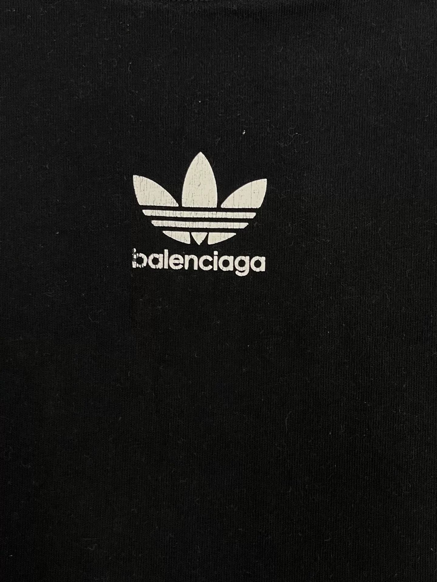 Balenciaga Balenciaga x adidas Logo Crewneck T-Shirt Size US XL / EU 56 / 4 - 3 Thumbnail