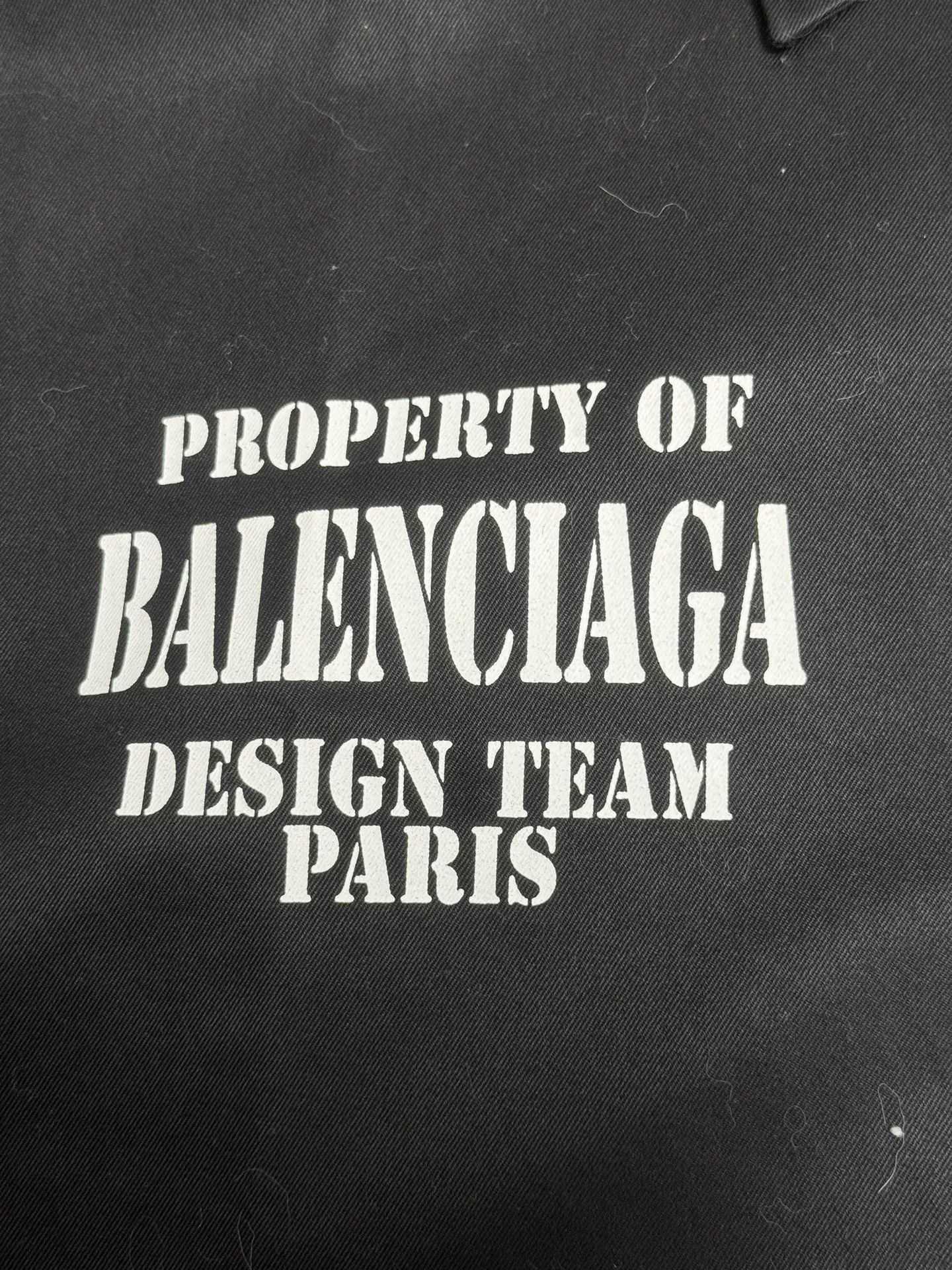 Balenciaga Balenciaga Letter Print Chest Pocket Shirt Size US L / EU 52-54 / 3 - 3 Thumbnail
