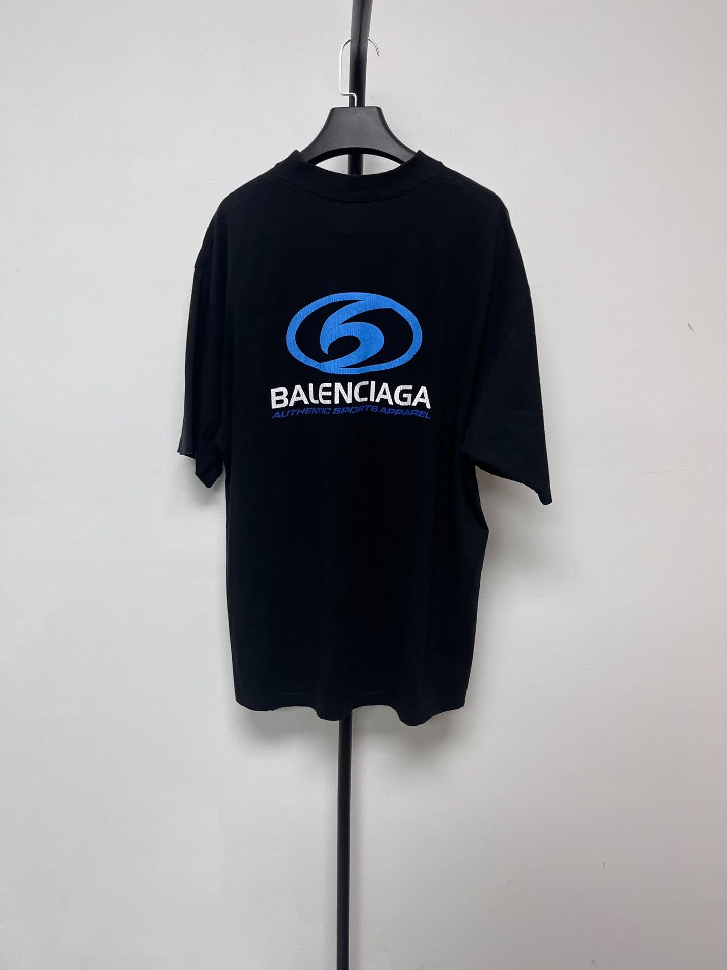 Balenciaga Balenciaga Blue Label Logo Crewneck T-Shirt Size US M / EU 48-50 / 2 - 2 Thumbnail
